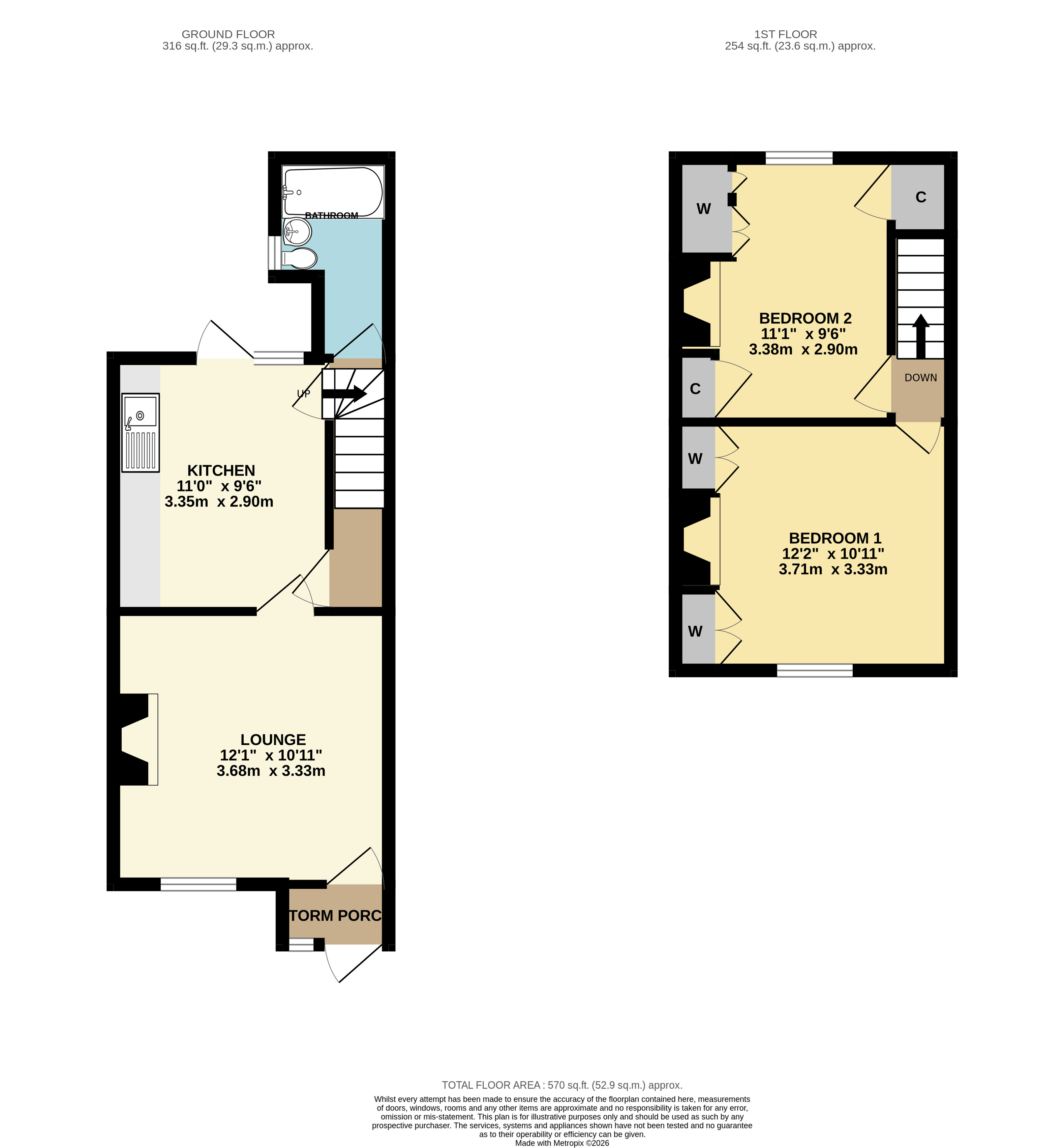 2, Hearfield Terrace, Hessle floorplan