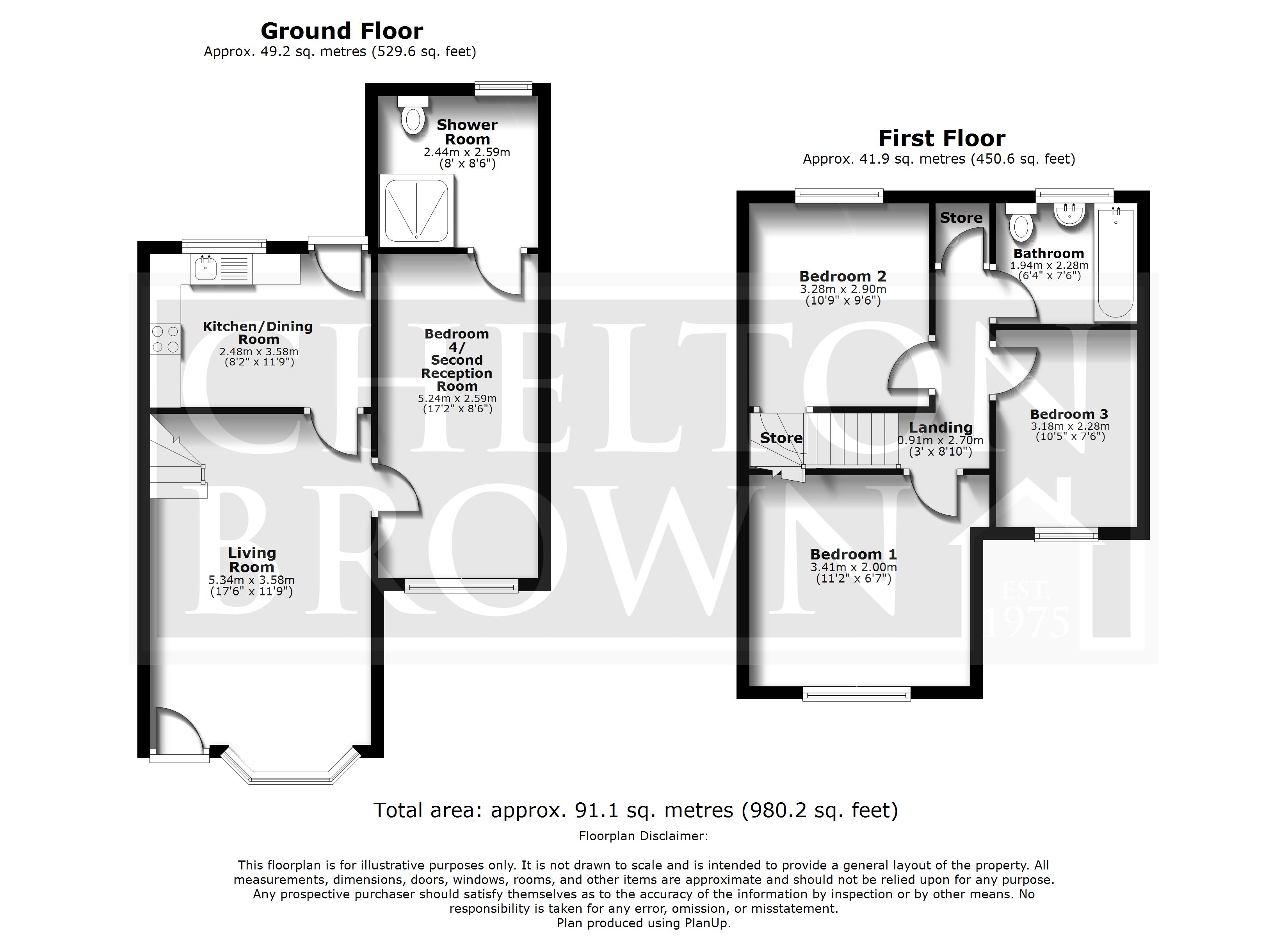 27, Aldwell Close, Northampton floorplan