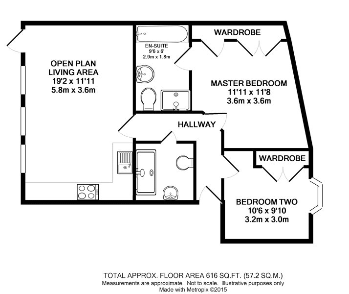 2 Bedrooms Flat to rent in Castle Street, Reading, Berkshire RG1