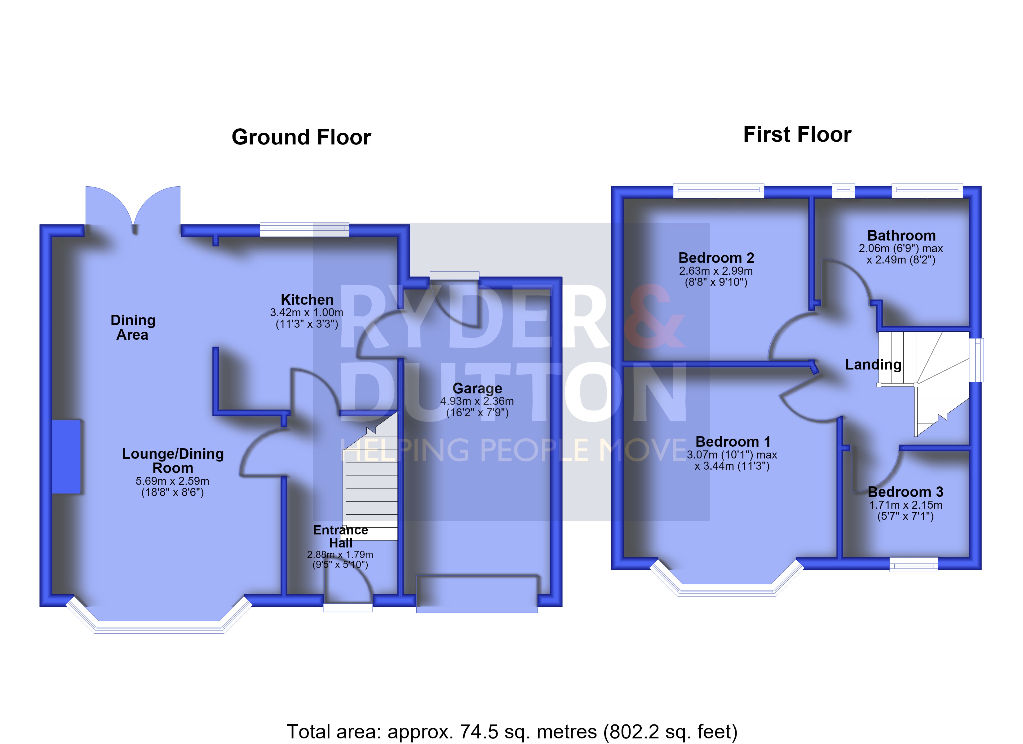 92, Nina Drive, Manchester floorplan
