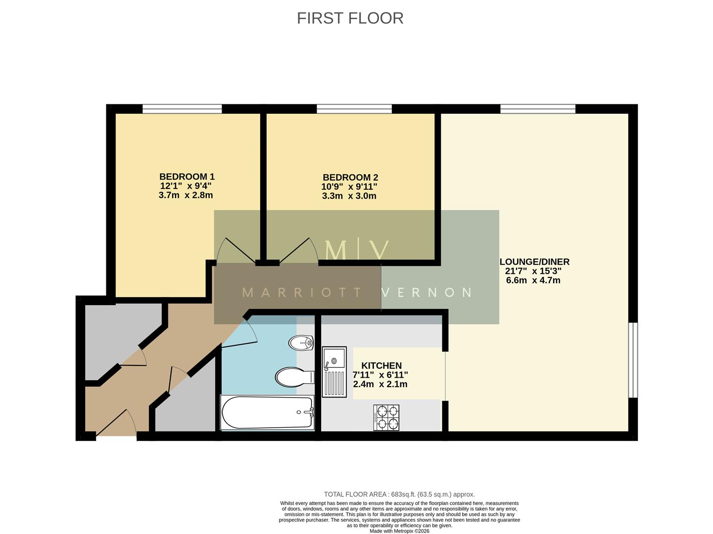 Haling Park Road, South Croydon floorplan