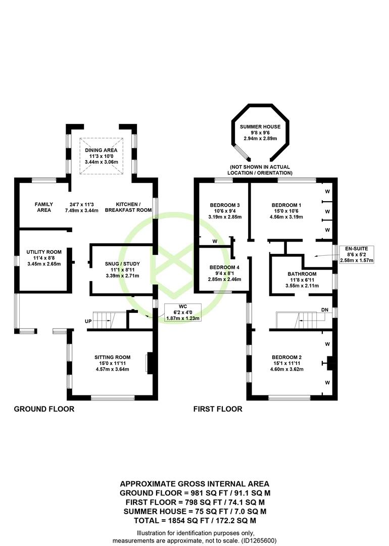 Hawkwood, Halterworth Lane, Romsey floorplan