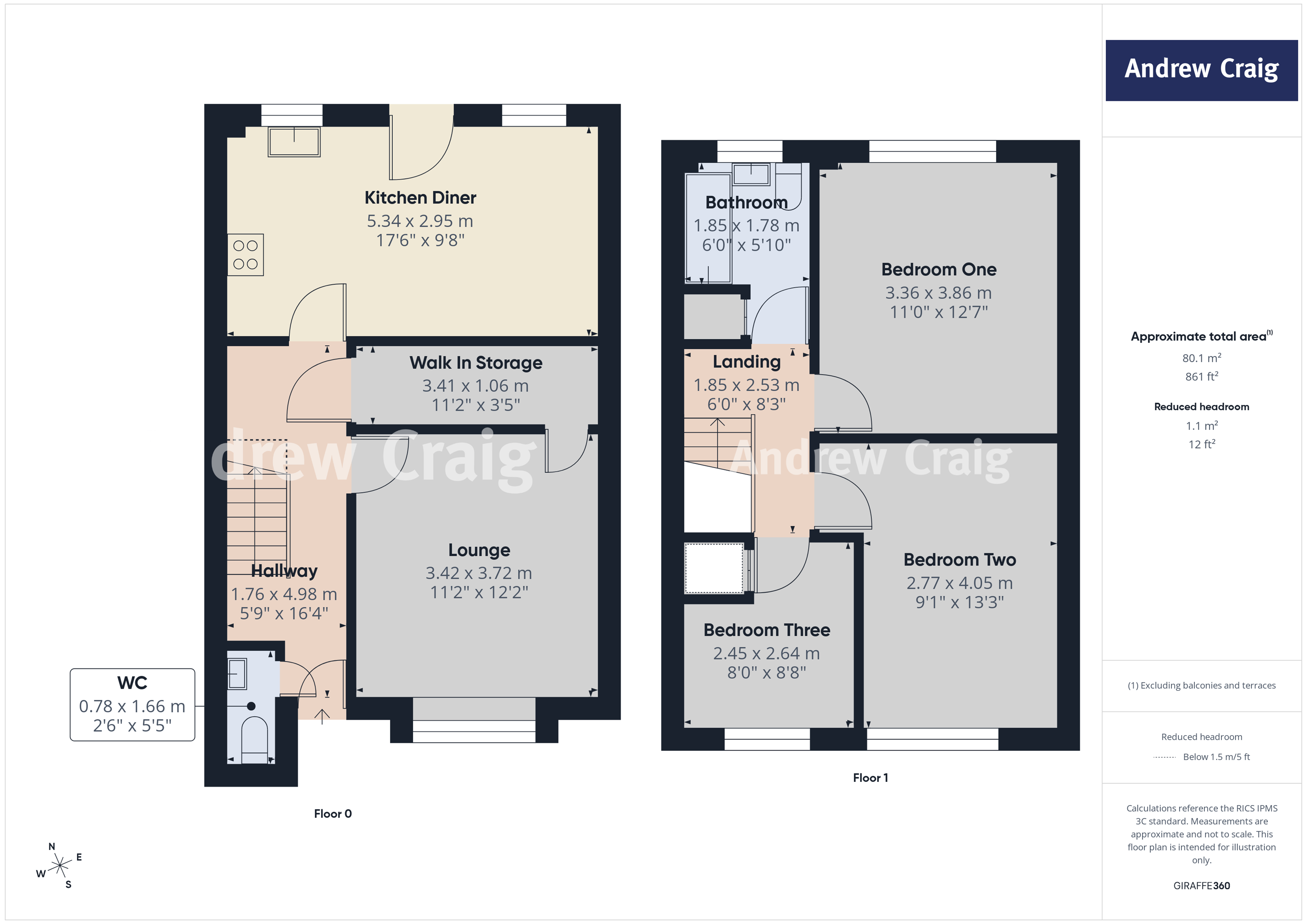 7 Hardyards Court, South Shields floorplan