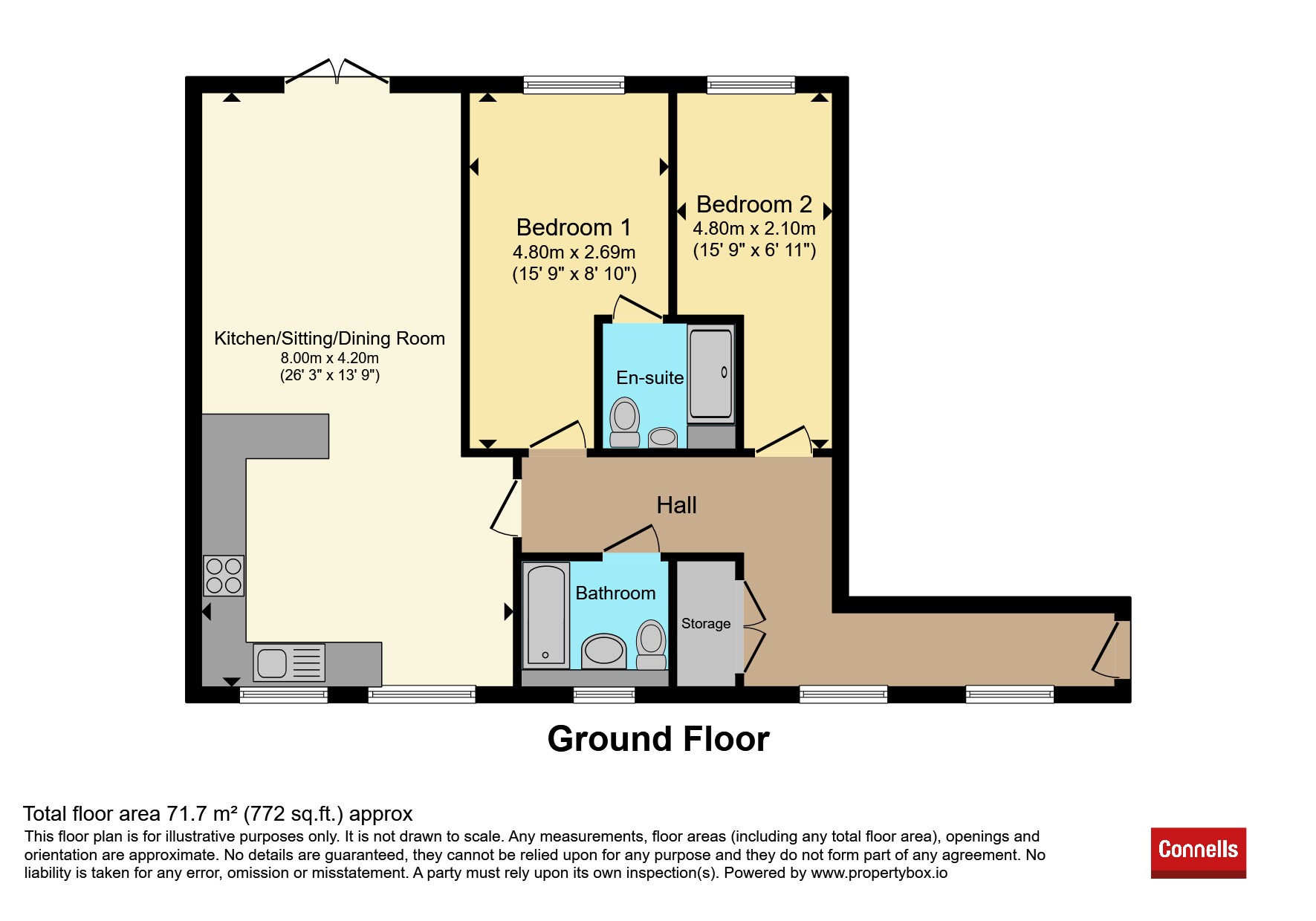 52, Hansell Gardens, Hedley Road, St. Albans floorplan