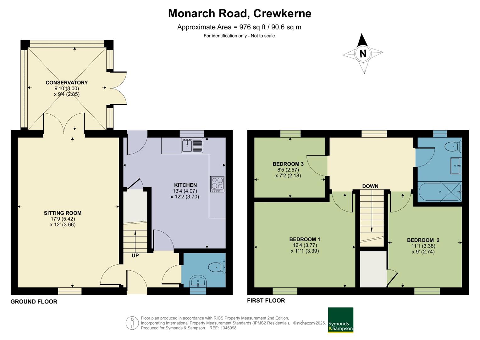 21, Monarch Road, Crewkerne floorplan