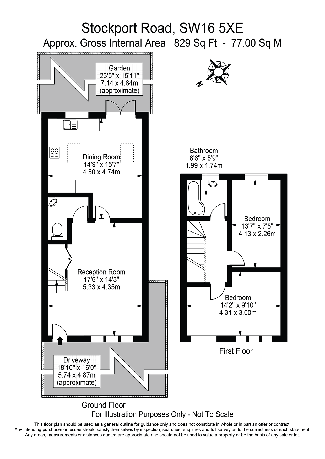 59, Stockport Road, London floorplan