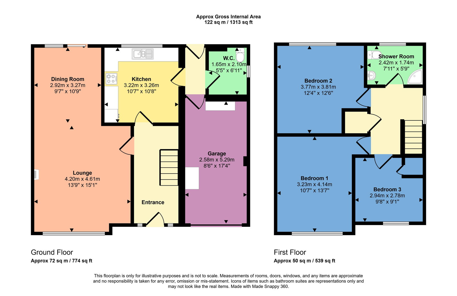 40, Valley Park, Whitehaven floorplan