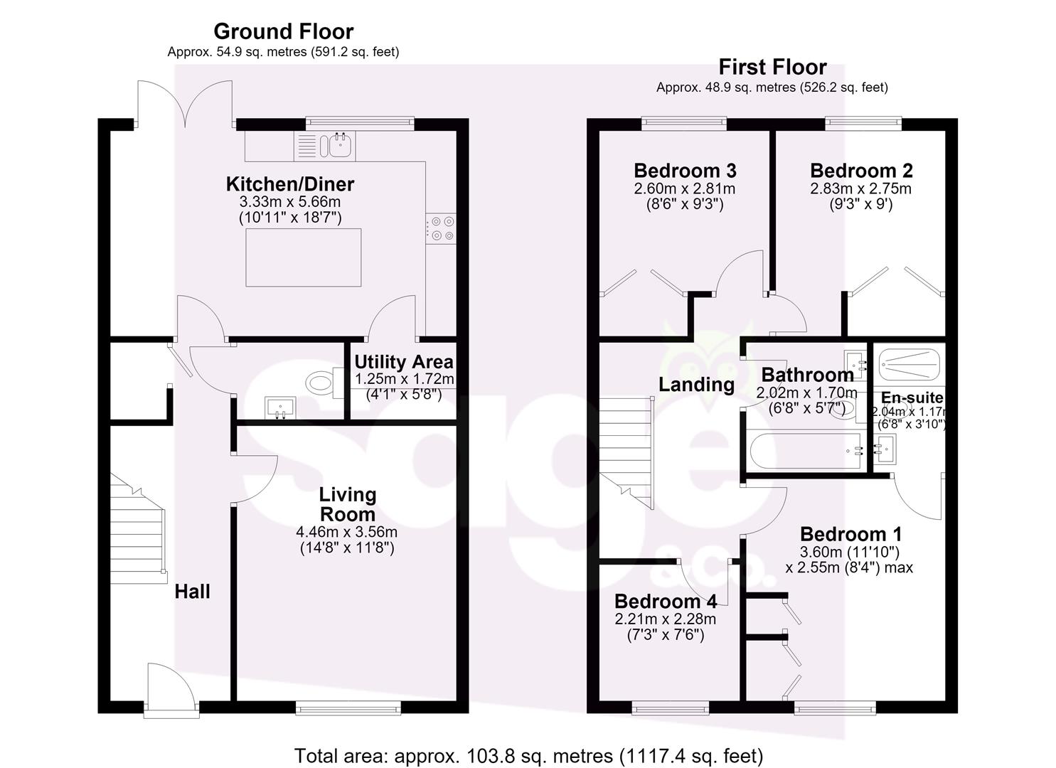 106, Cwrt Celyn, Cwmbran floorplan