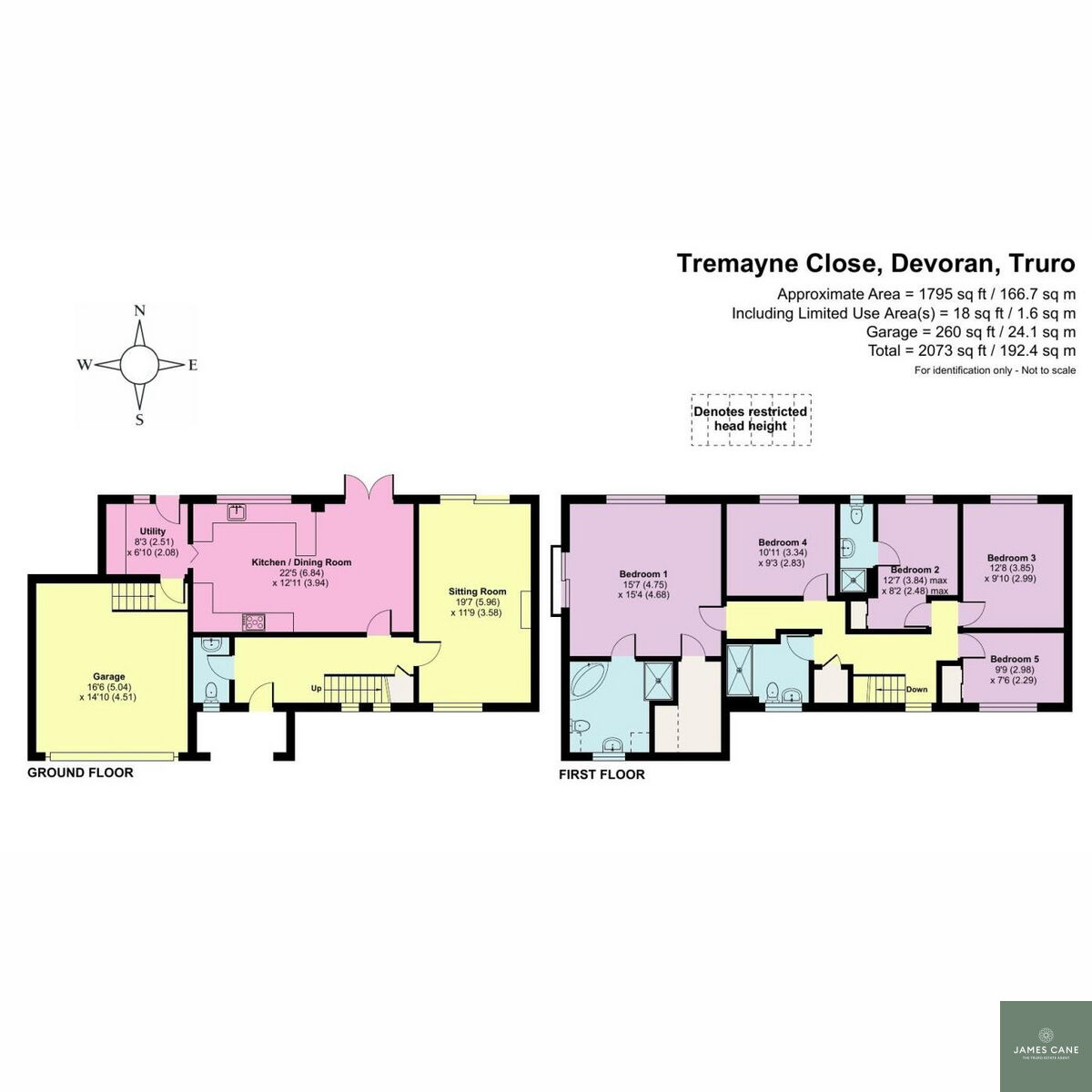 43, Tremayne Close, Truro floorplan