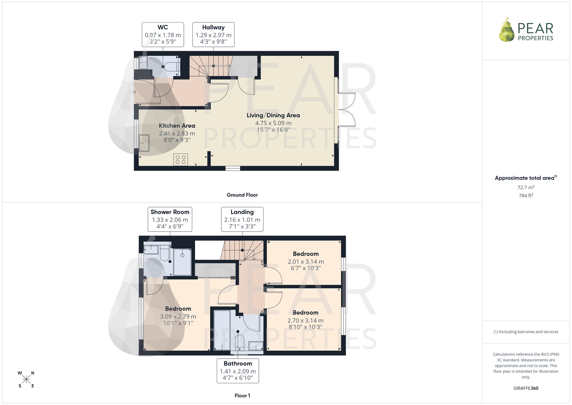 3 Lavender Close, Worthing floorplan