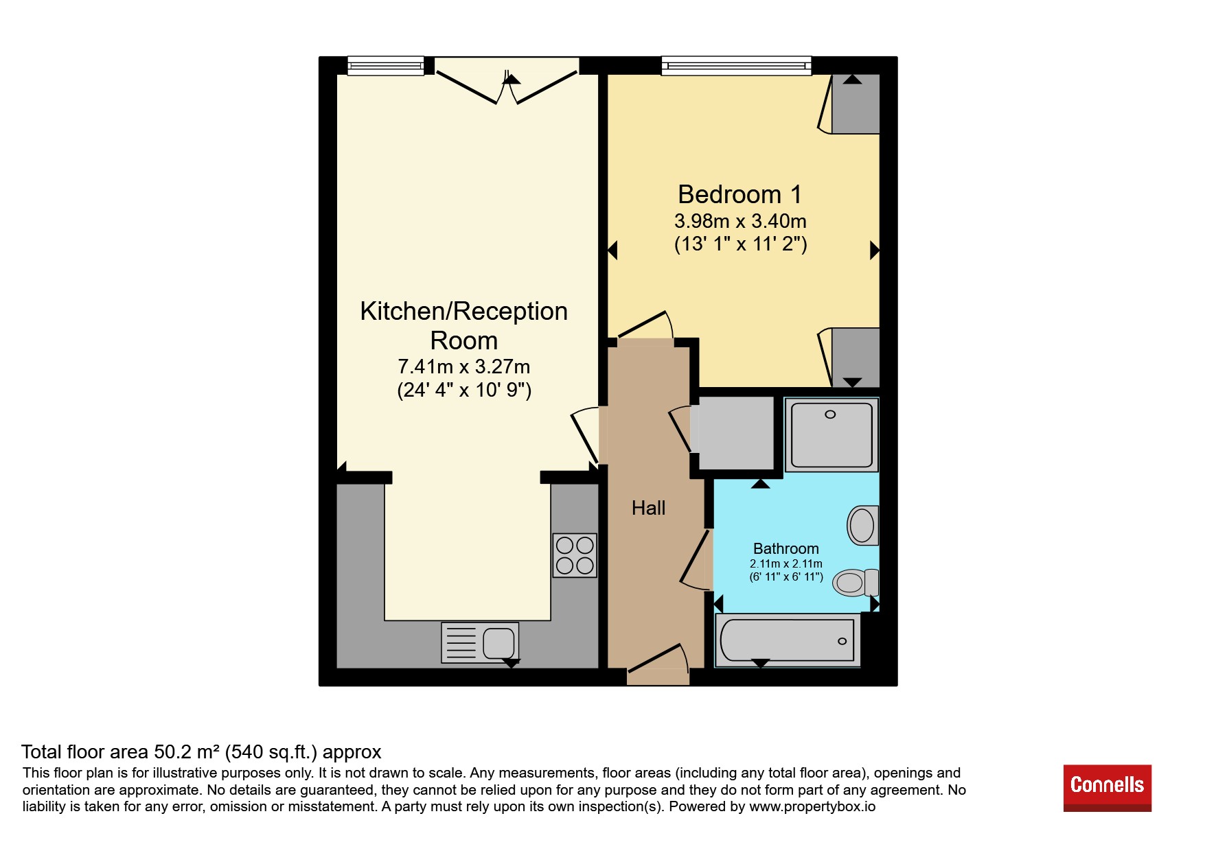 Flat 7, Clock House, Wellstones, Watford floorplan