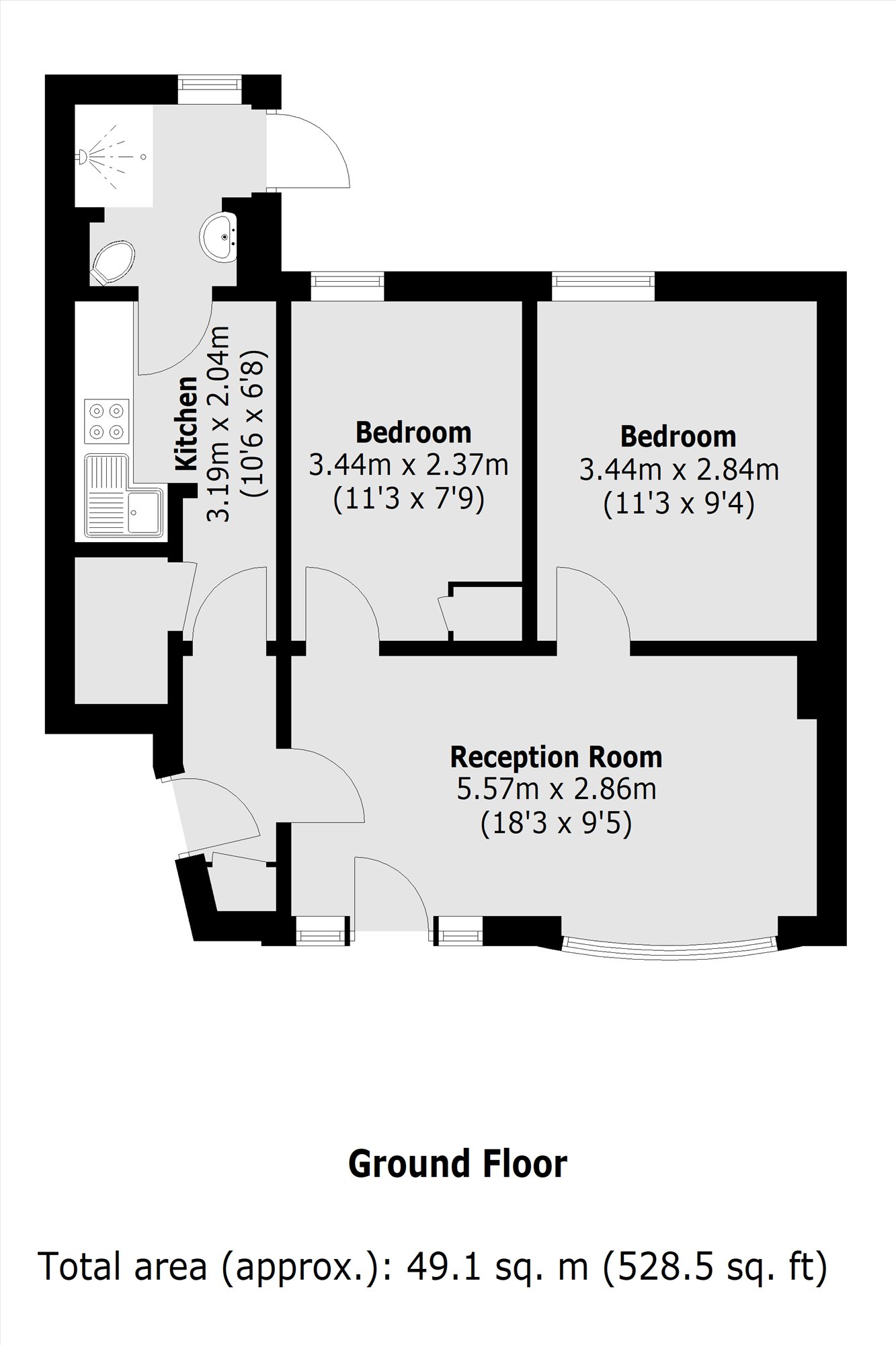 Ground Floor Flat, 4, Highgate West Hill, London floorplan