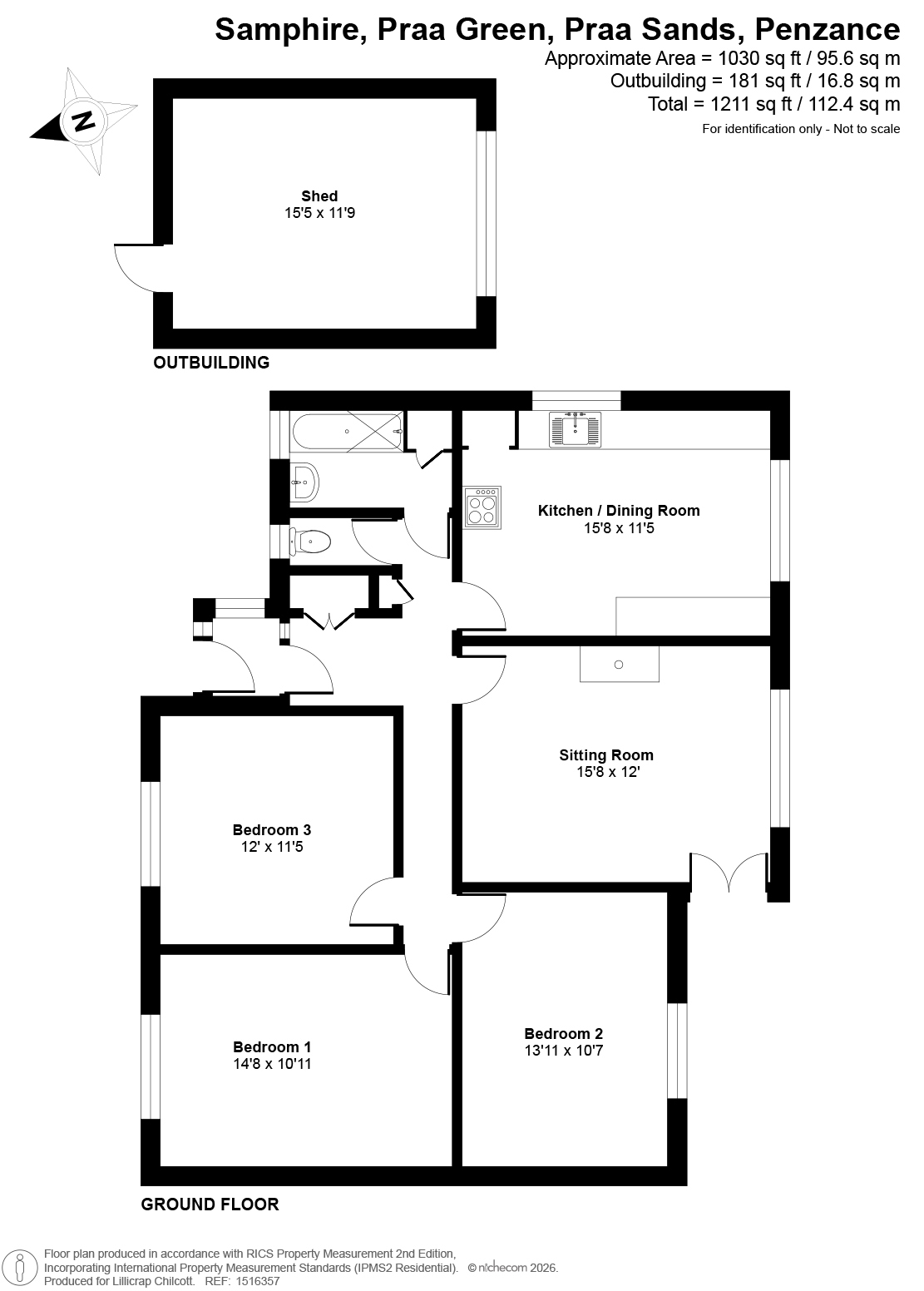 Samphire, Penzance floorplan