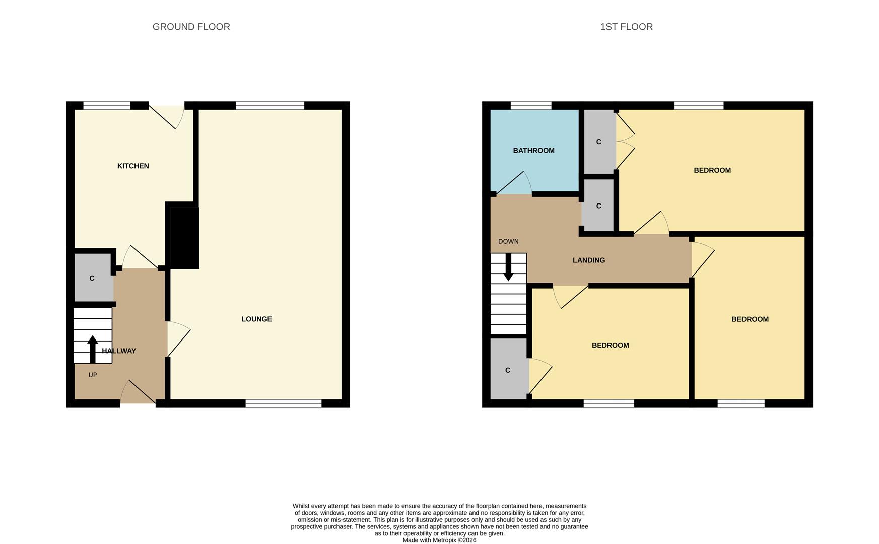 55, Halfields Gardens, Kennoway floorplan