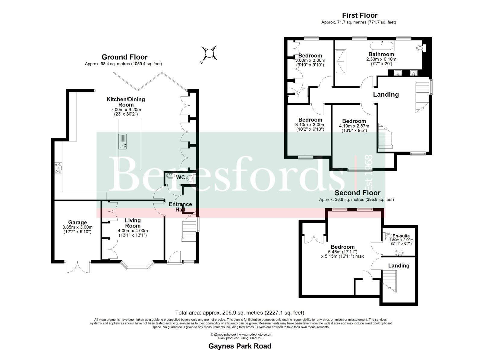 103, Gaynes Park Road, Upminster floorplan
