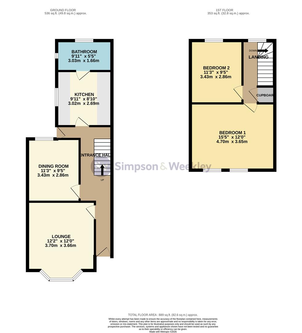 177, Queen Street, Rushden floorplan