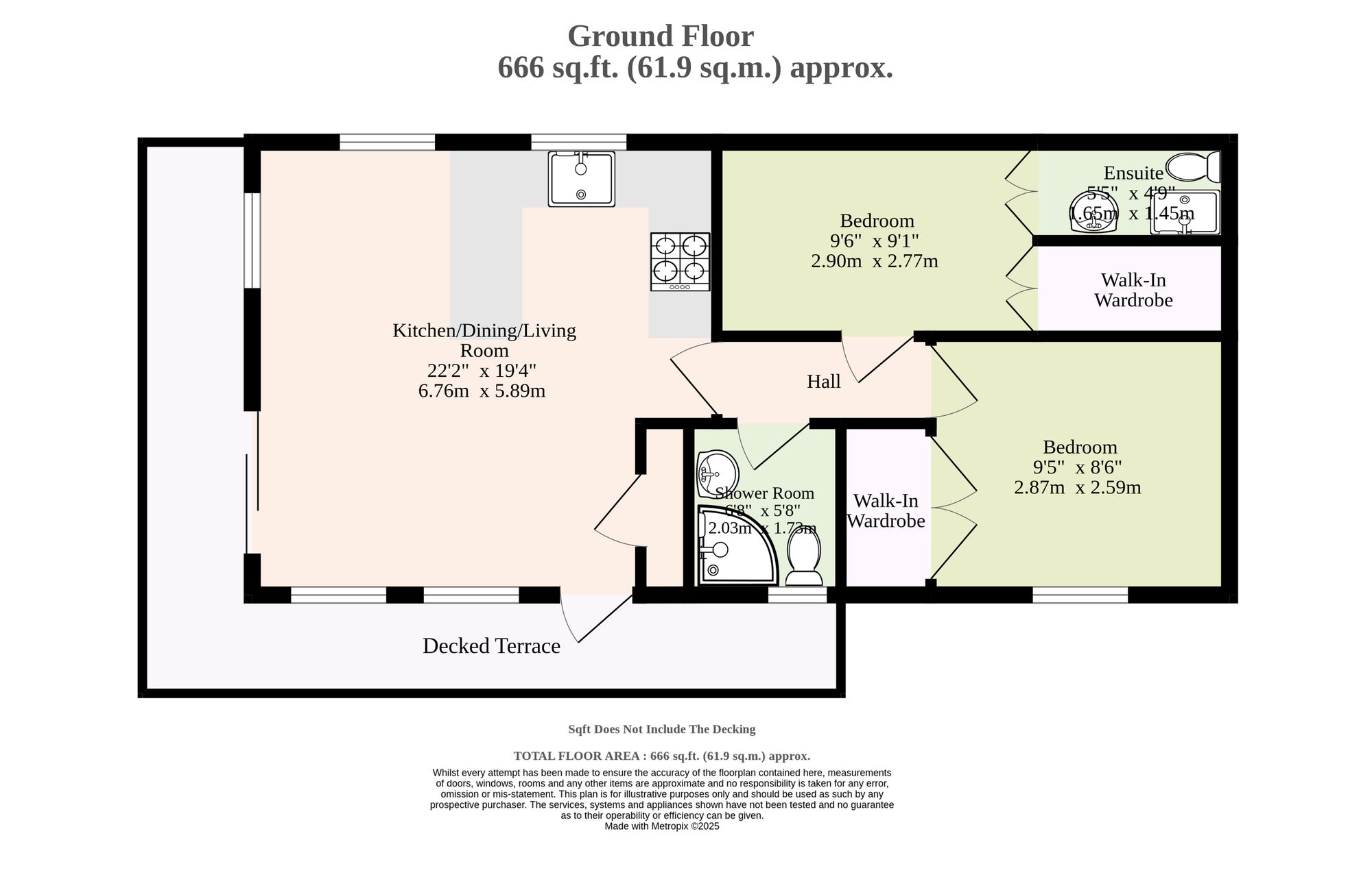 Ocean Glade, The Street, Lowestoft floorplan