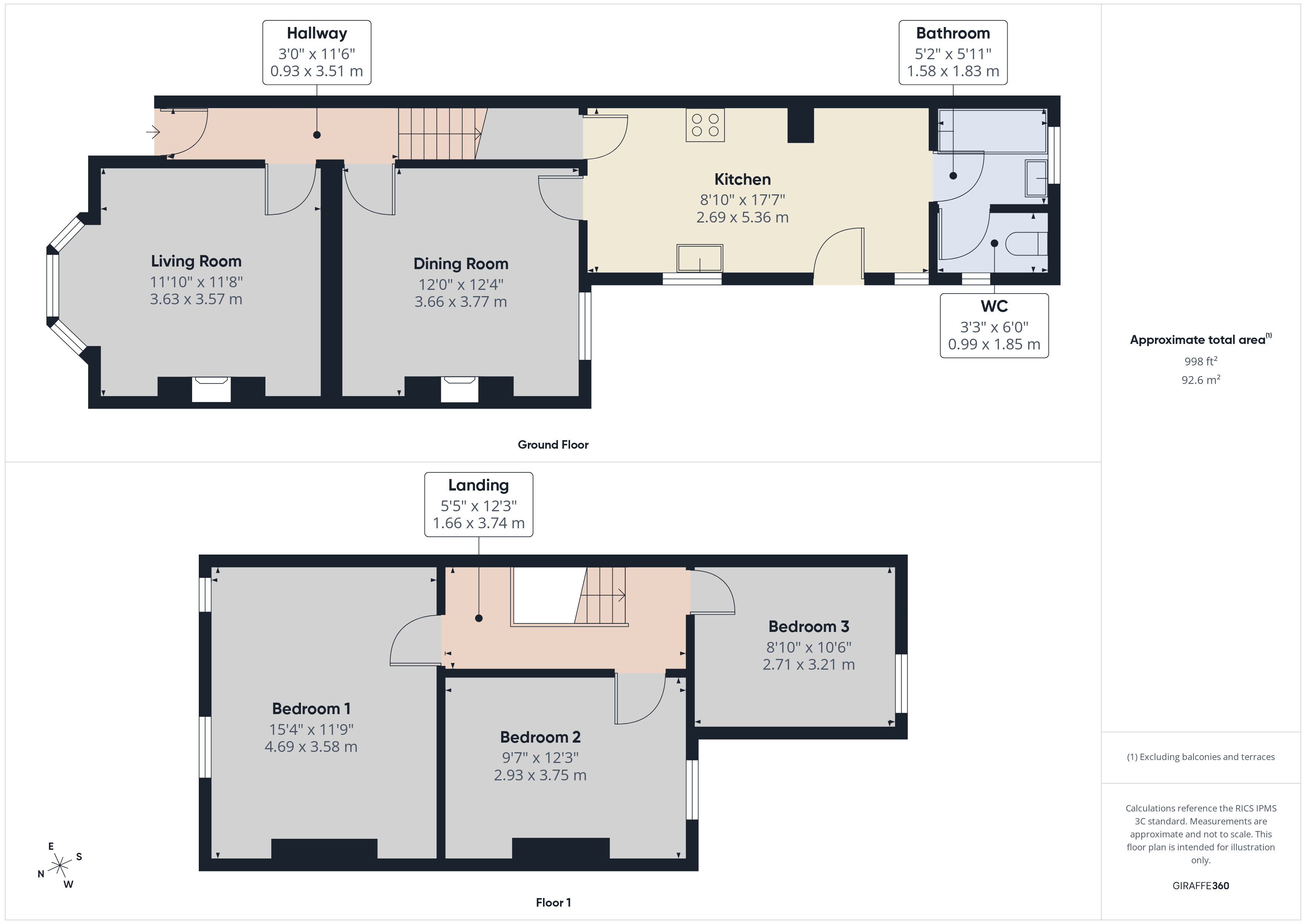 Huntly Grove, Peterborough floorplan