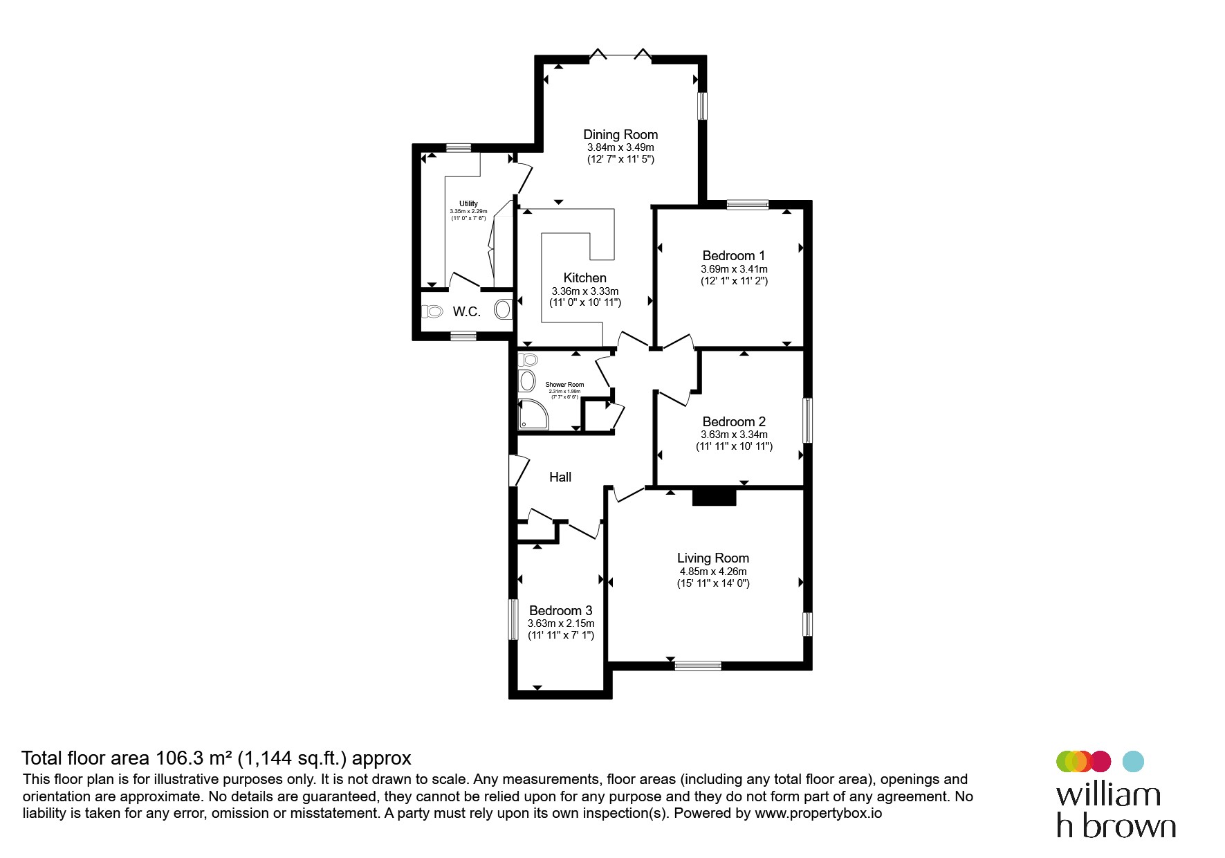 64, Rosemary Avenue, Felixstowe floorplan