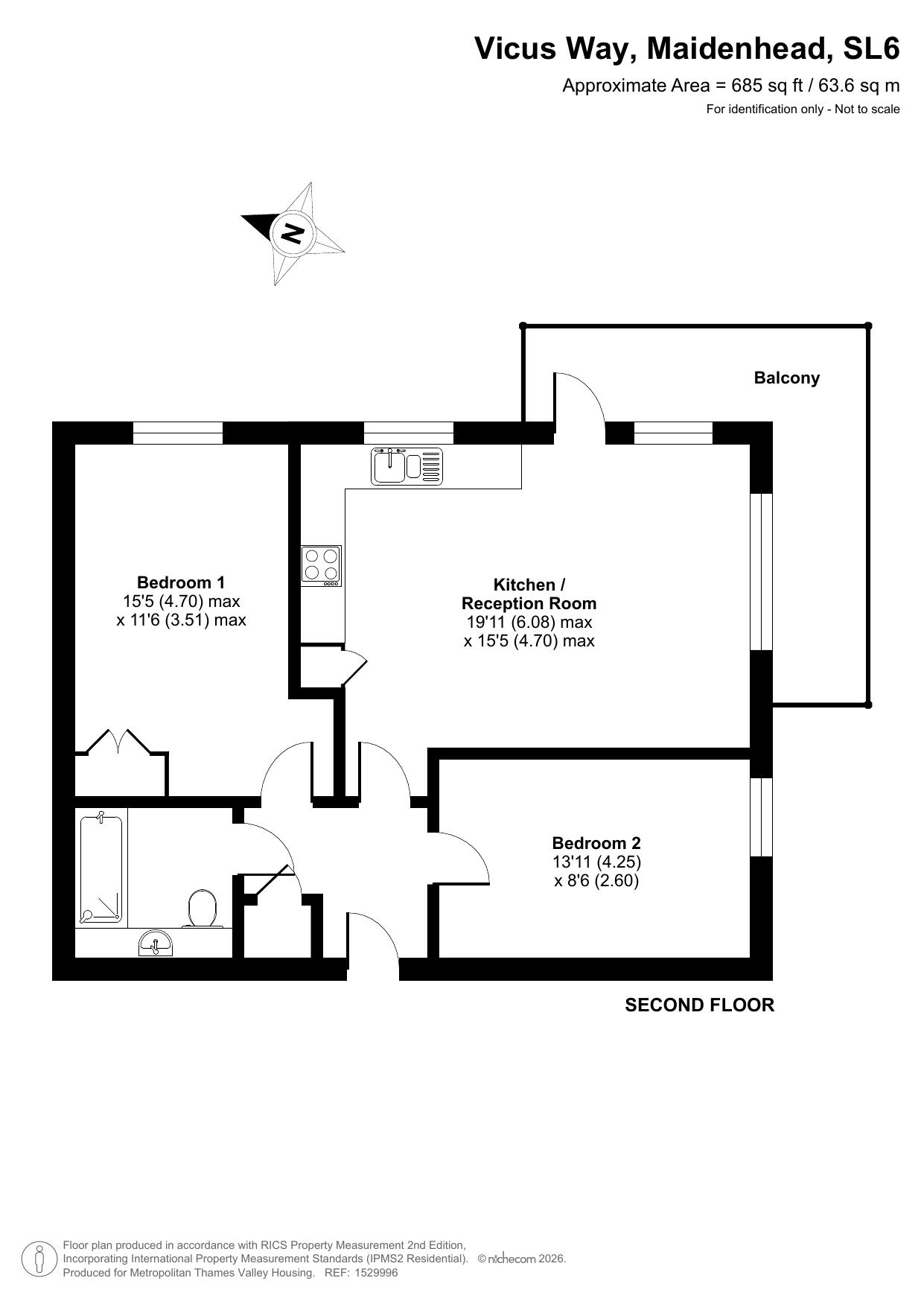 Speckled Wood House Vicus Way, Maidenhead floorplan