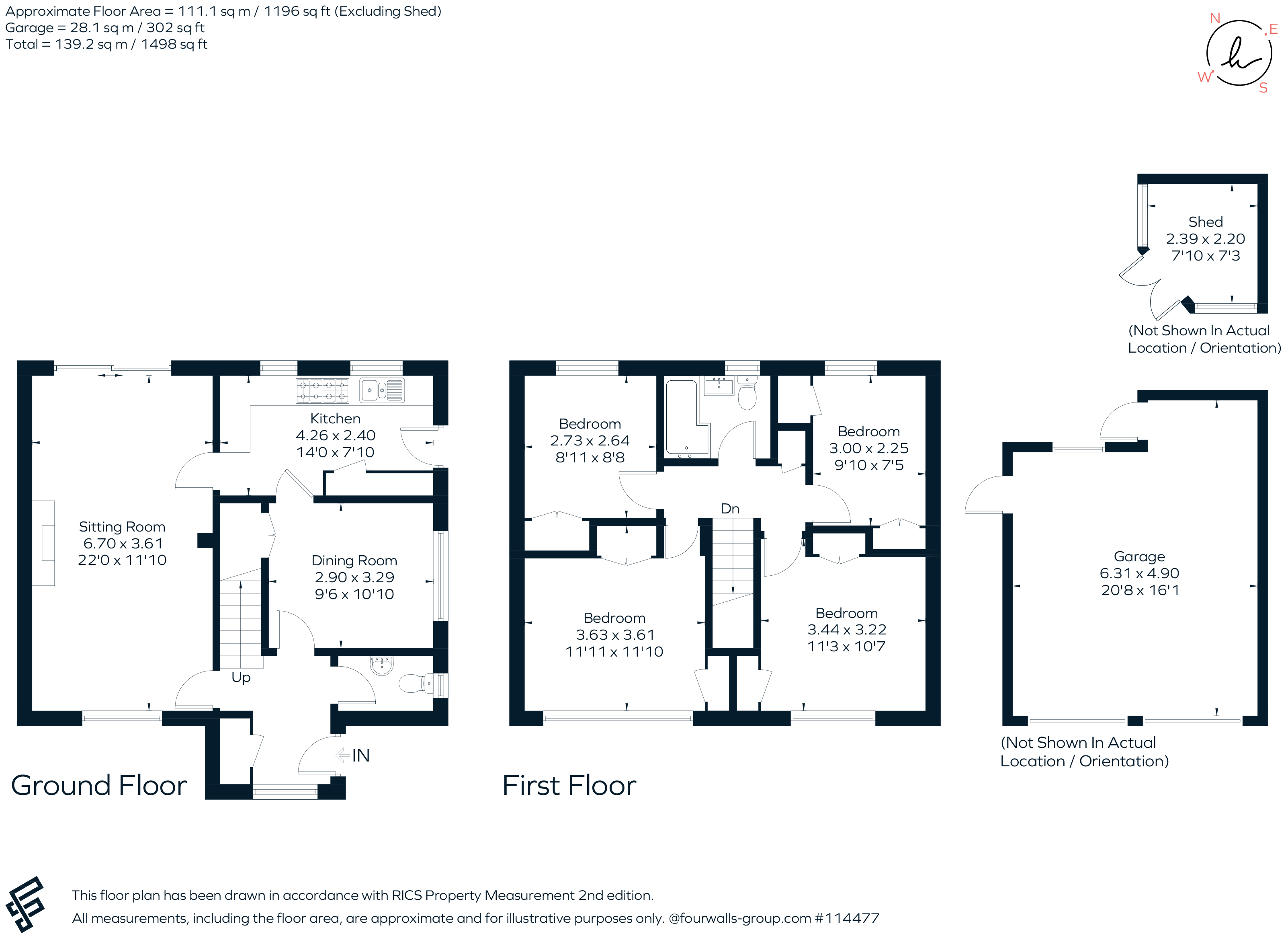 10, Phillips Close, Headley floorplan