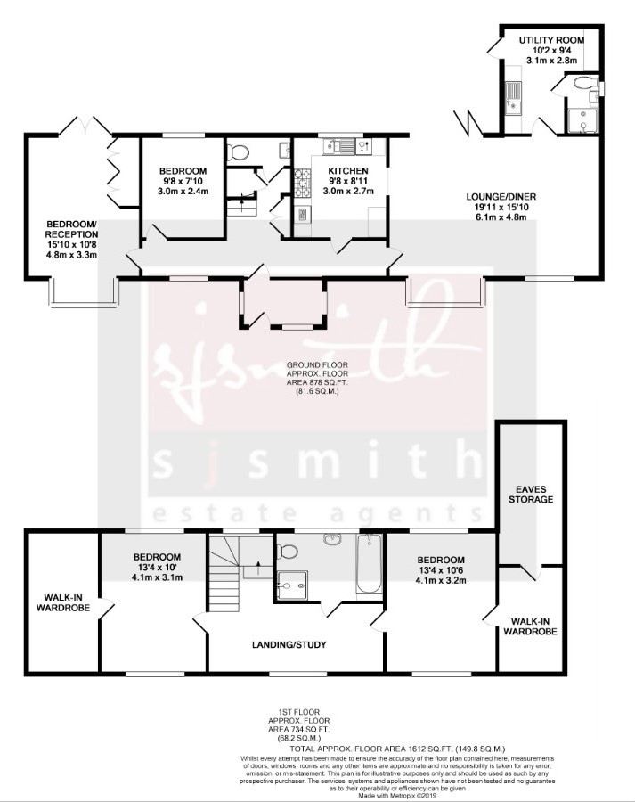 4 Bedrooms Detached bungalow to rent in Mornington Road, Ashford TW15