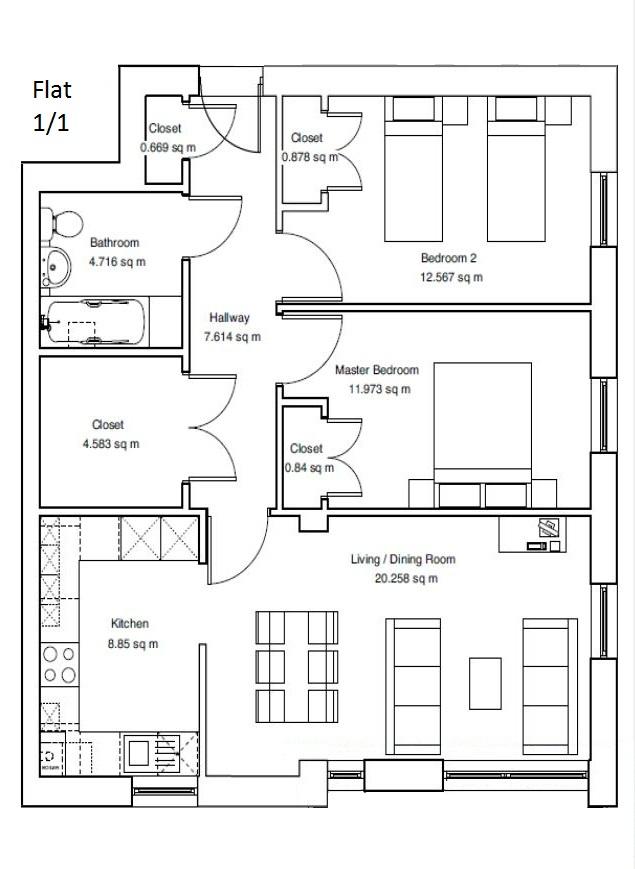 2 Bedrooms Flat for sale in Eglinton Court, Laurieston, Glasgow G5