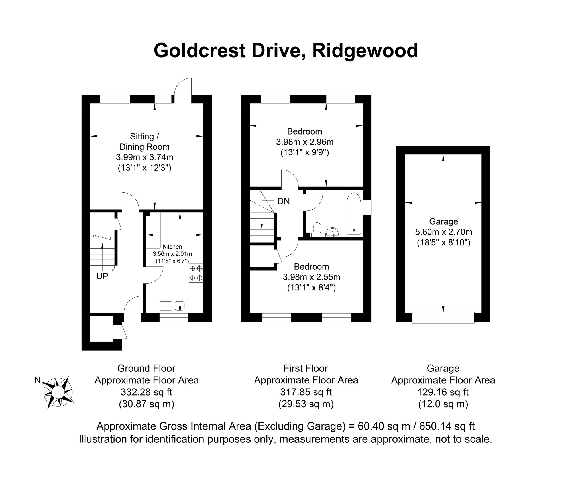 Goldcrest Drive, Ridgewood, TN22 floorplan