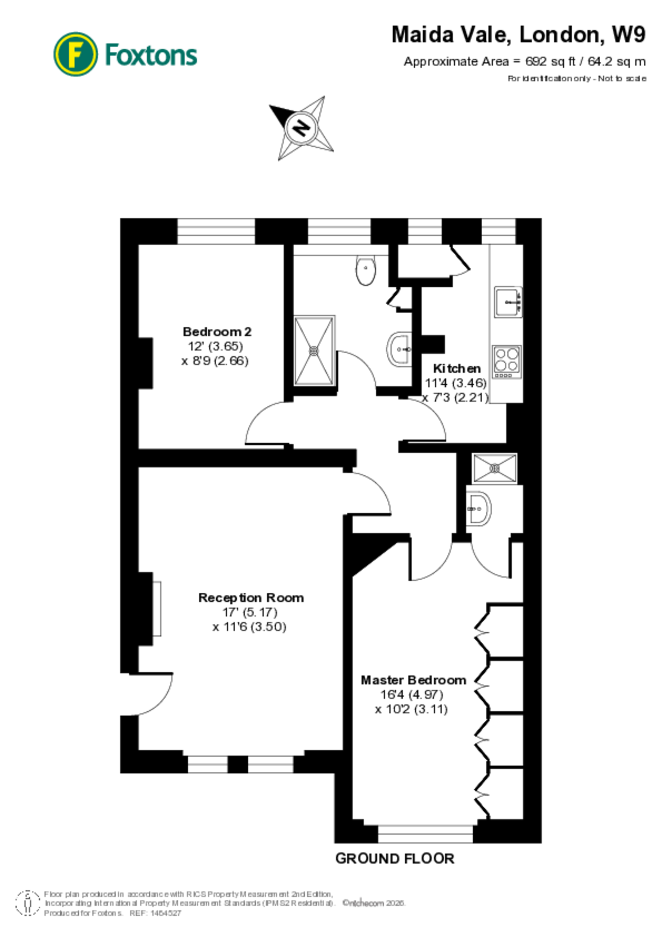 Rodney Court, Maida Vale floorplan