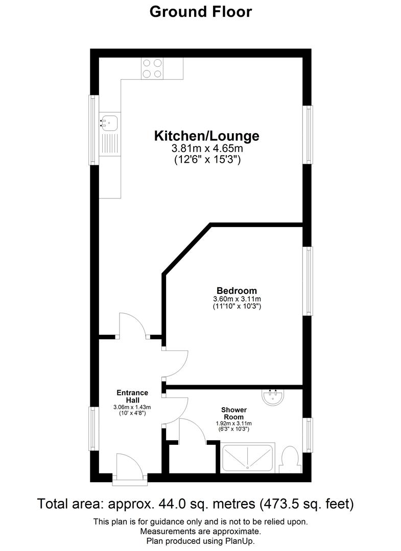 Flat 3, 4 Perreyman Square, Tiverton floorplan