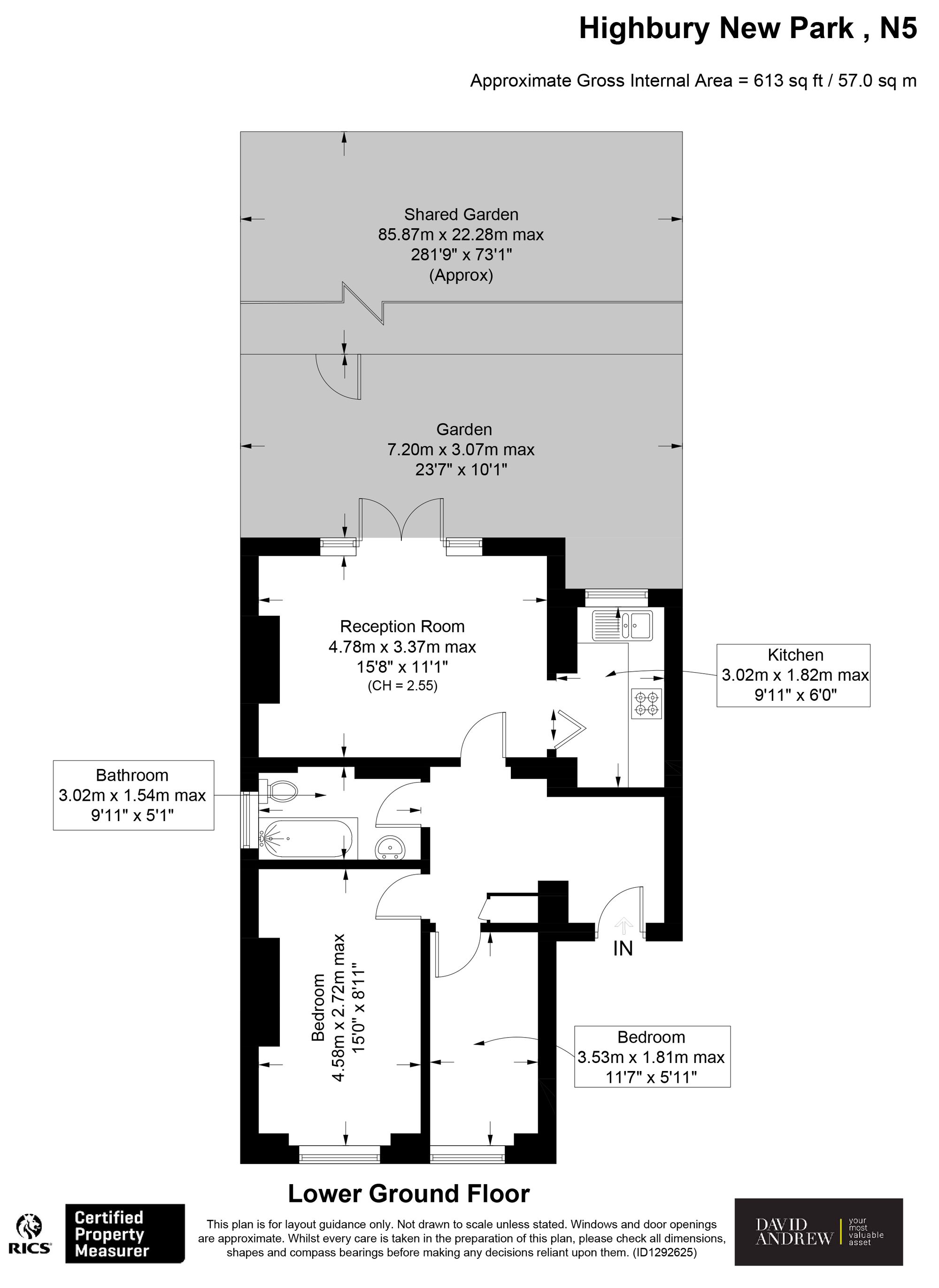 22a Highbury New Park, London floorplan