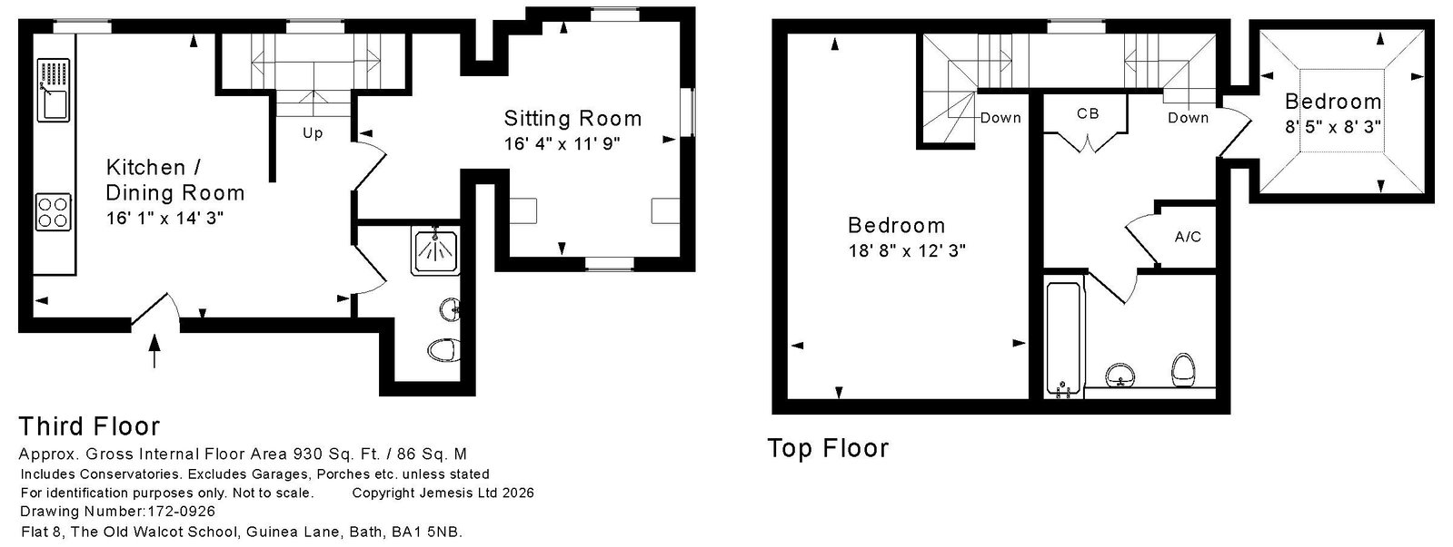 Guinea Lane, Bath floorplan
