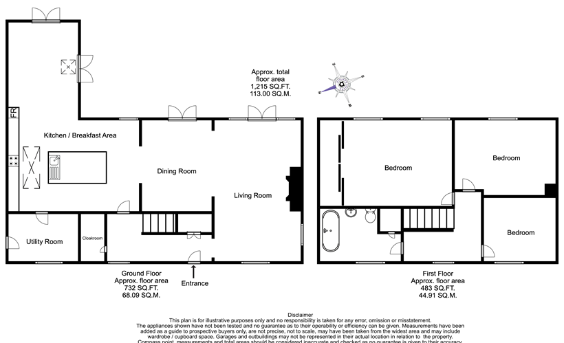 1, Minnis Lane, Dover floorplan