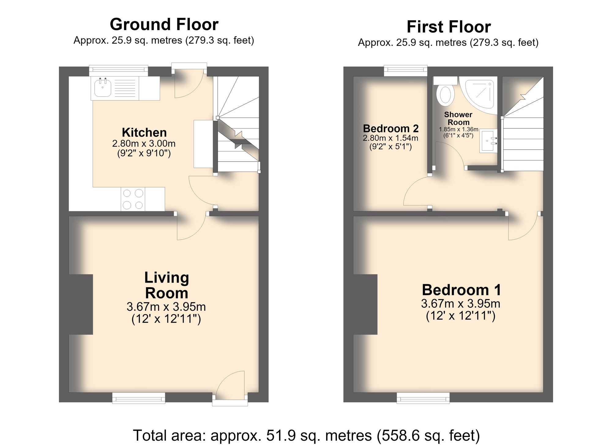 24 Jeffcock Road, Sheffield floorplan