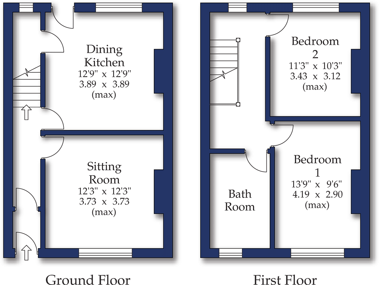 36, Prince Street, Keighley floorplan