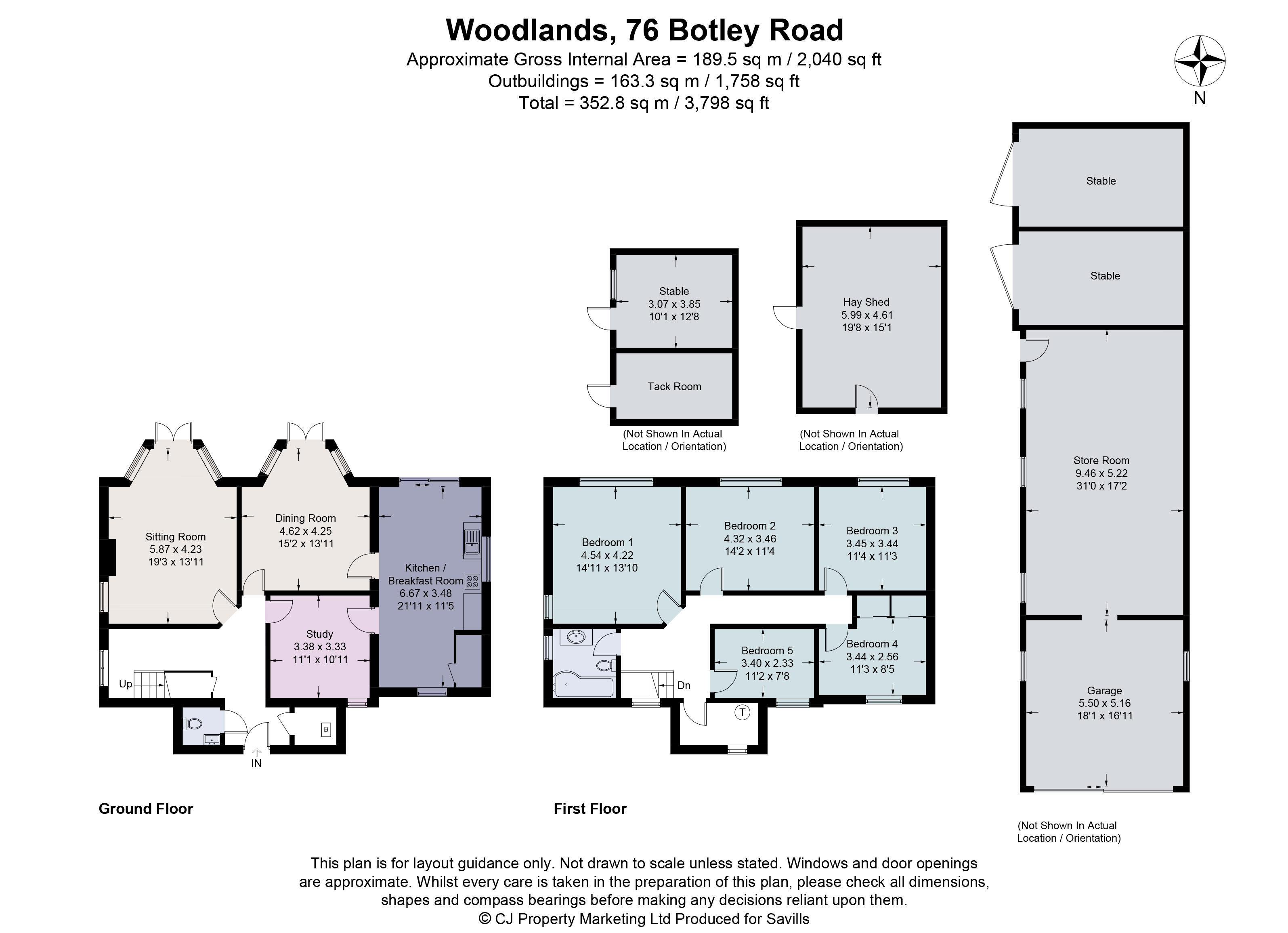 Woodlands, 76, Botley Road, Buckinghamshire floorplan