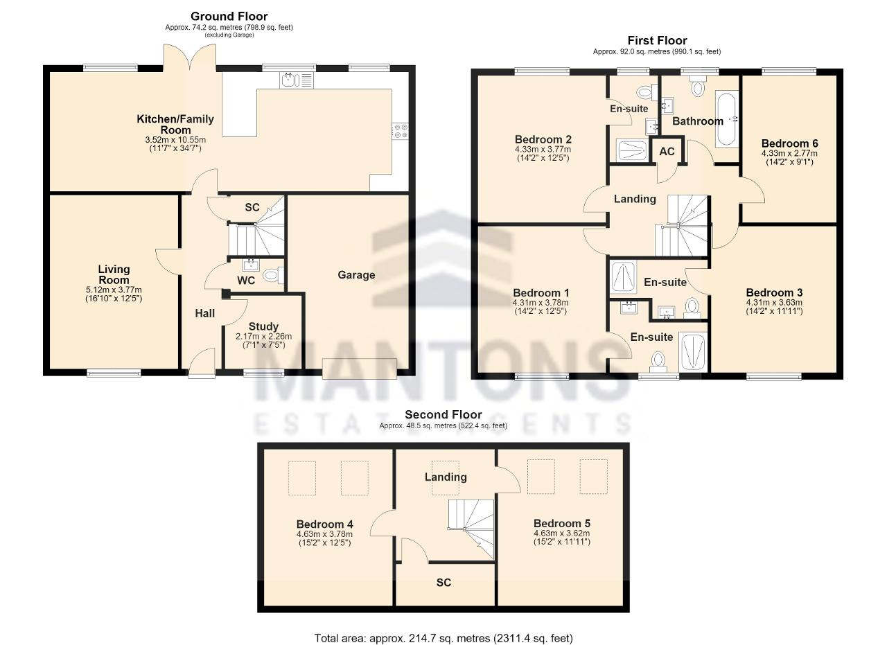 4A, Sharpenhoe Road, Barton Le Clay floorplan