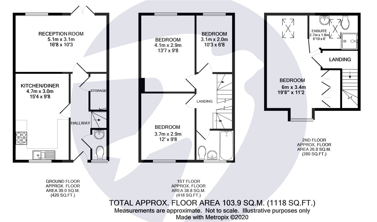Worcester Drive, Swanley, Kent BR8, 4 bedroom terraced house for sale