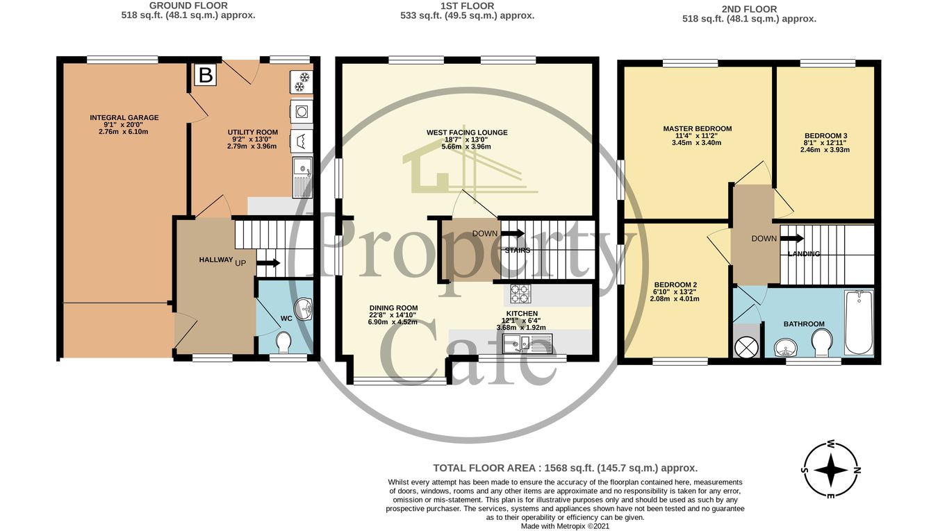 1 Church Hill Court, Green Lane, Bexhill-on-Sea floorplan