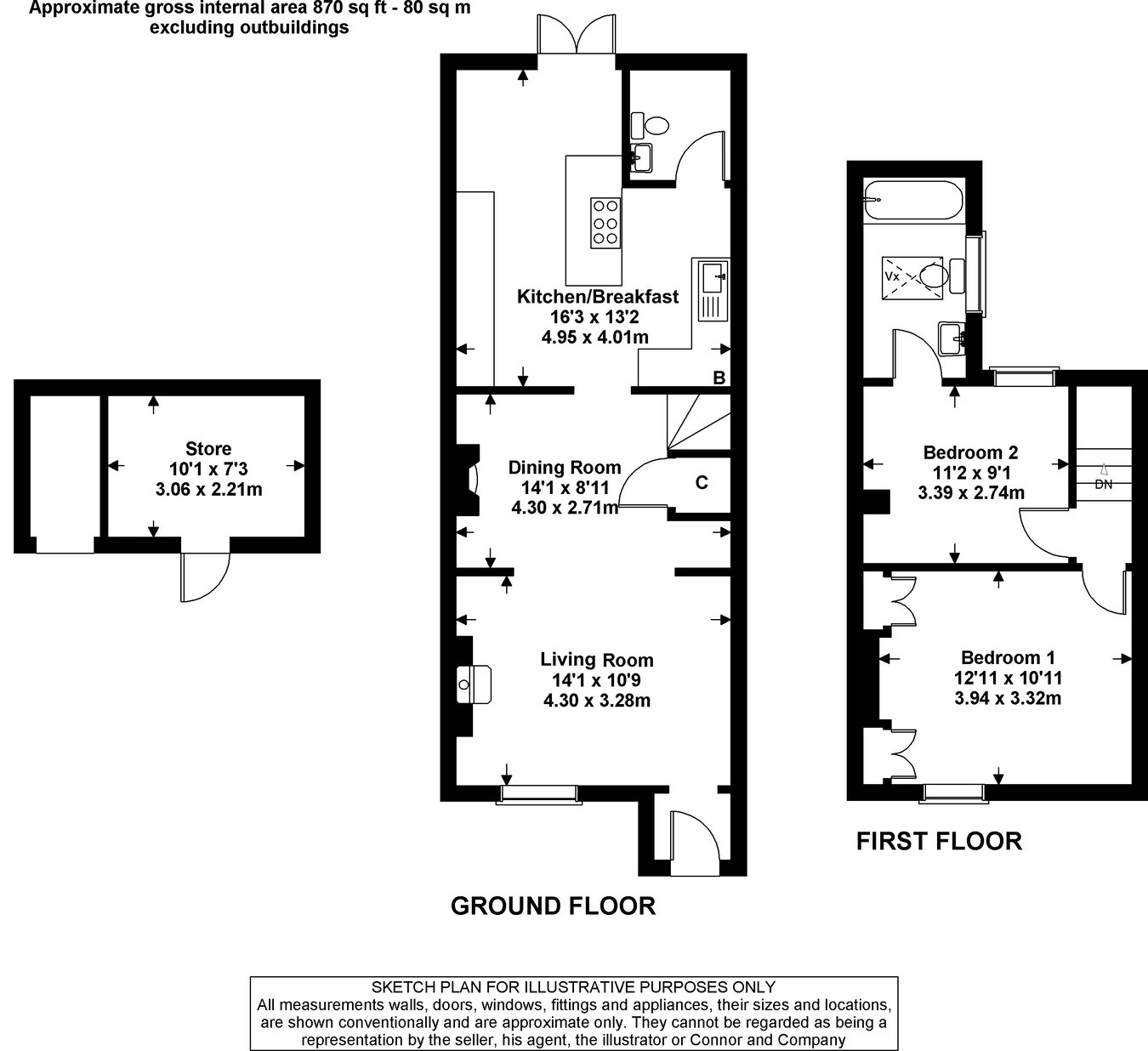 38, Pilley Lane, Cheltenham floorplan