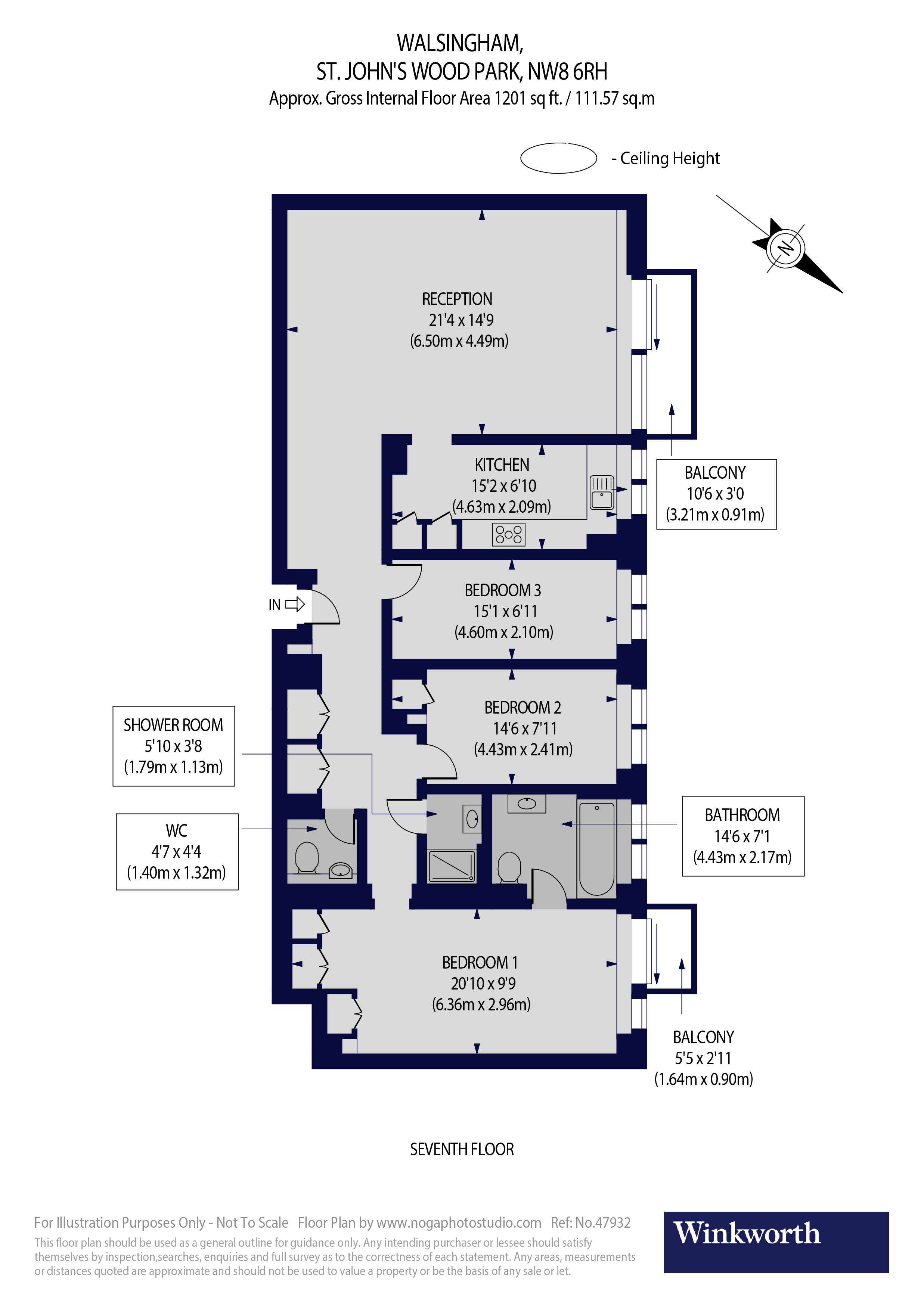 Walsingham, St John's Wood Park, St John's Wood, London, NW8 floorplan