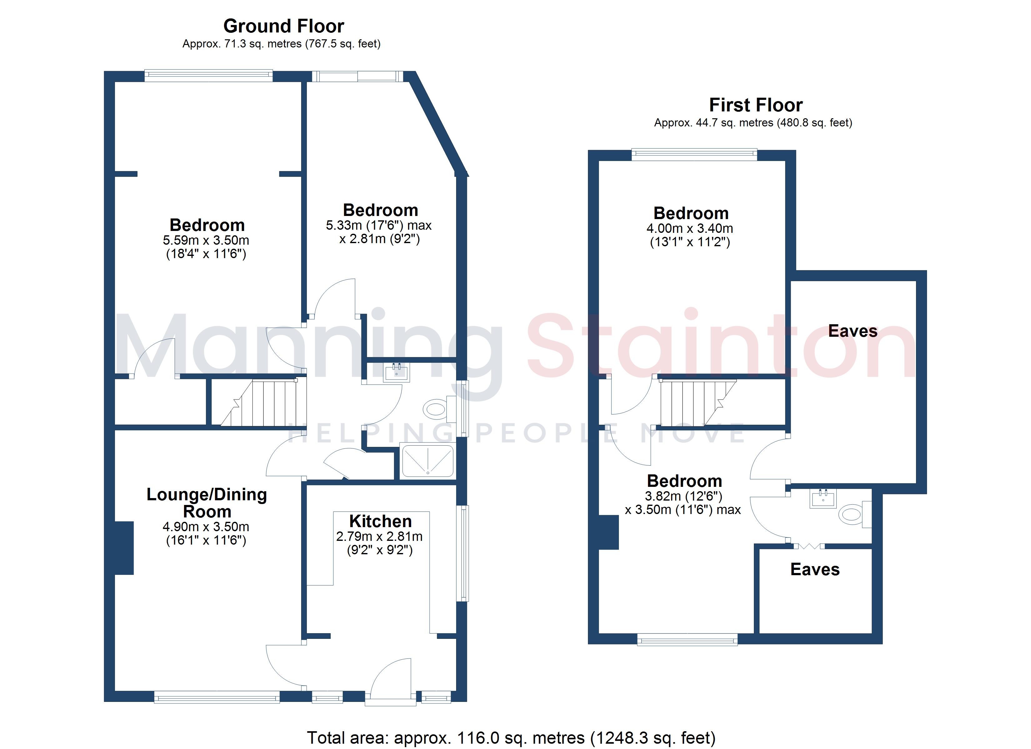 22, Wrenbury Crescent, West Yorkshire floorplan