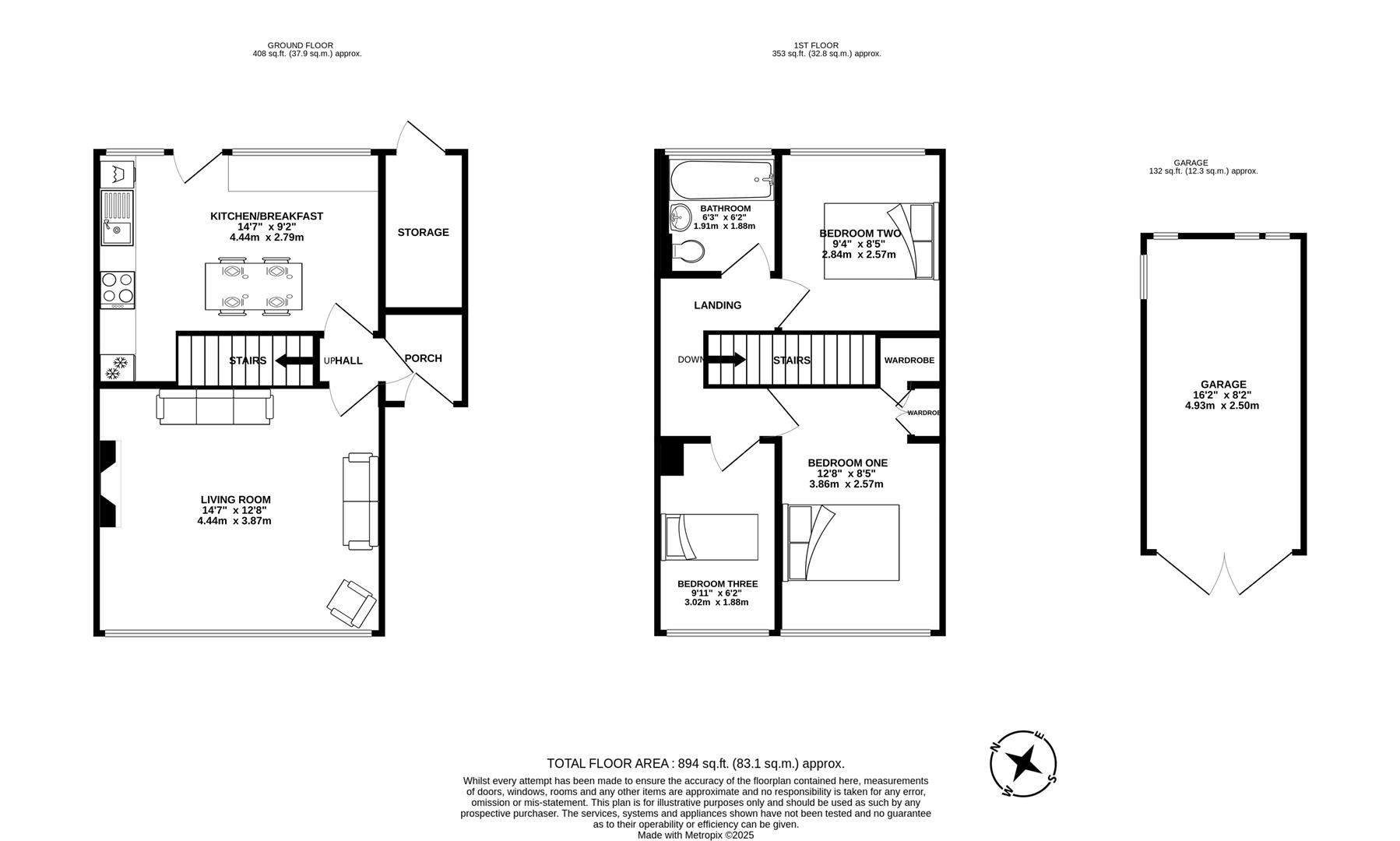 11, Linnetsdene, Swindon floorplan