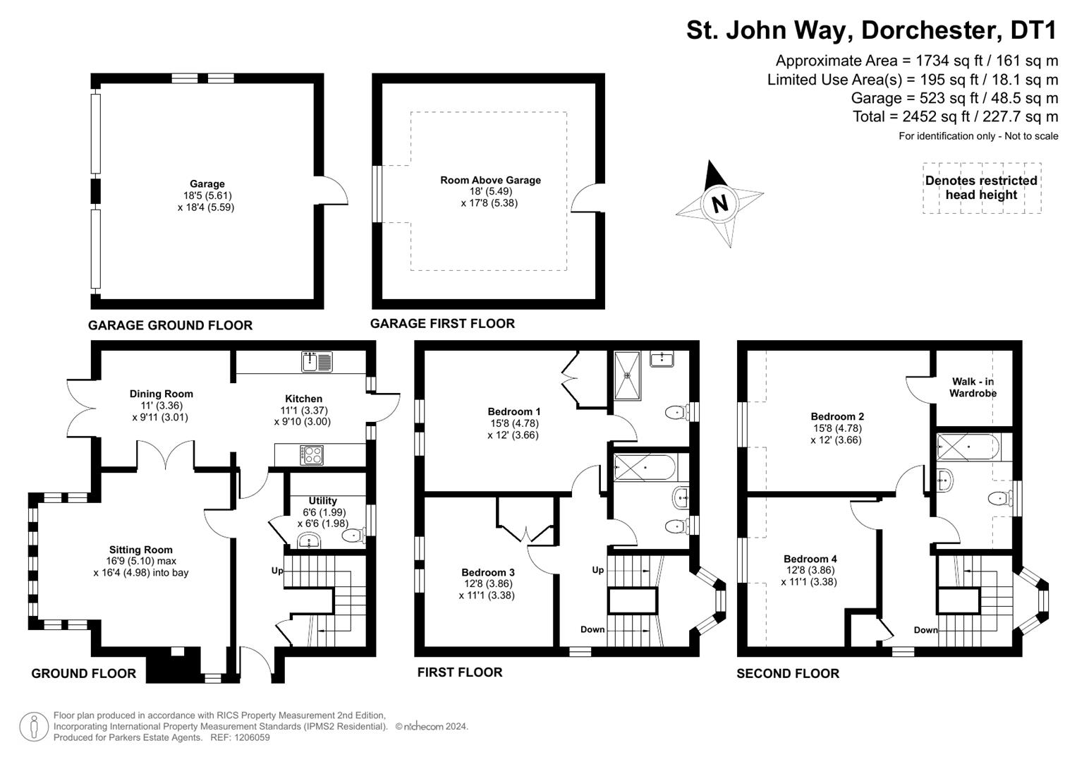 24, St. John Way, Dorchester floorplan