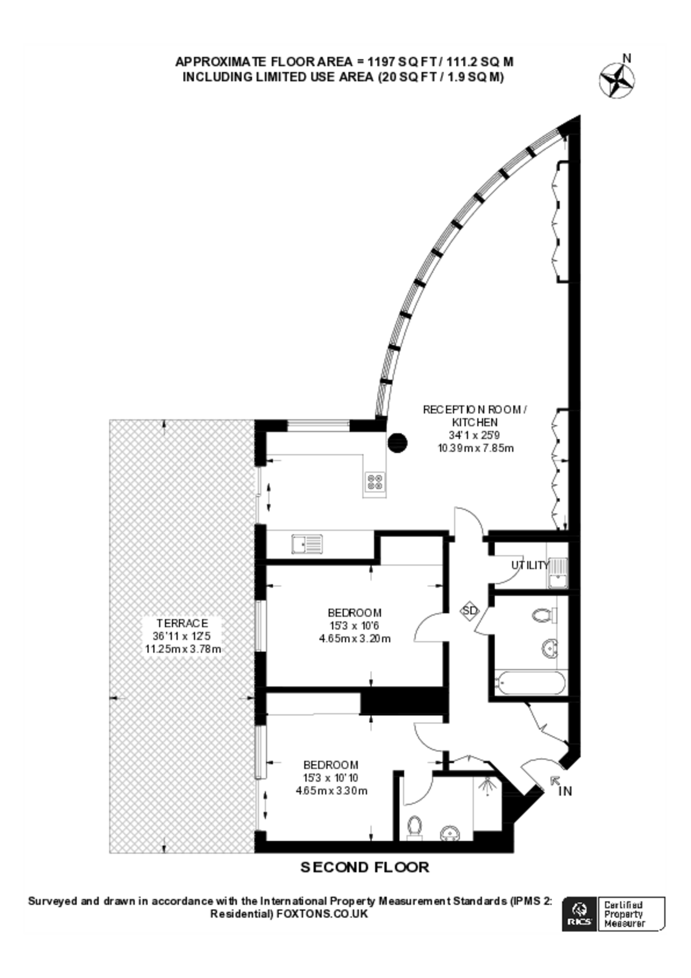 St George Wharf, Vauxhall floorplan