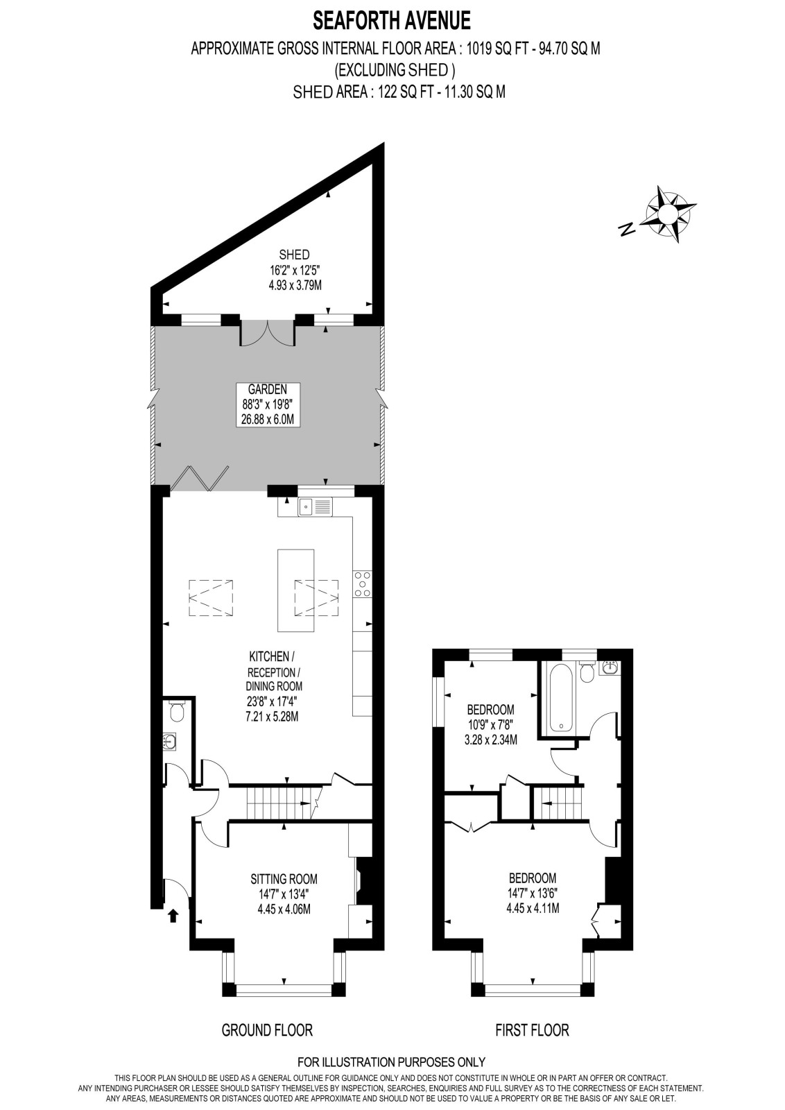 7, Seaforth Avenue, New Malden floorplan
