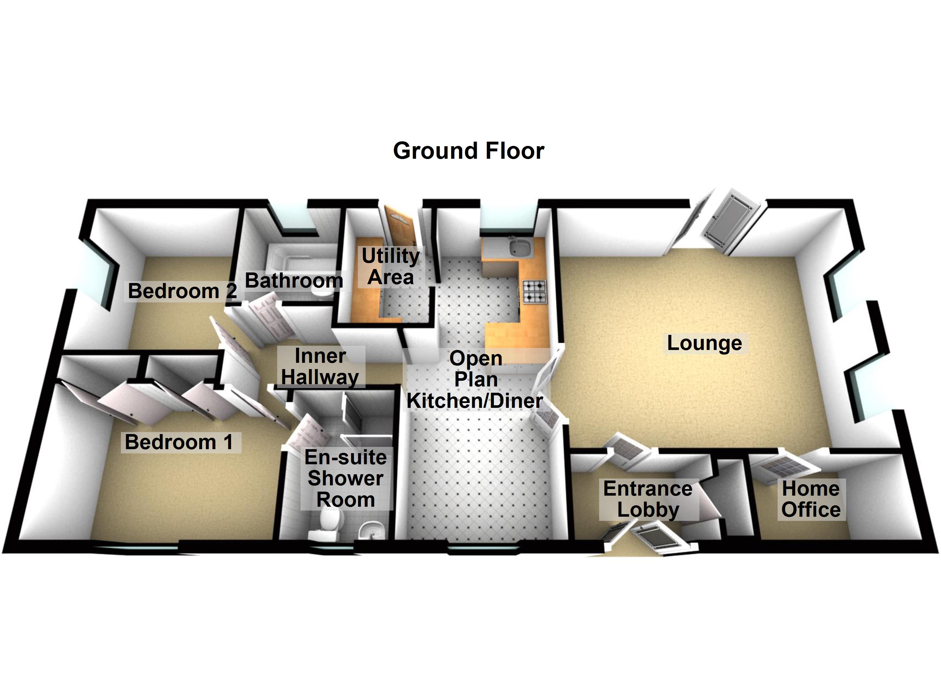 14, St Johns Park, Enfield floorplan