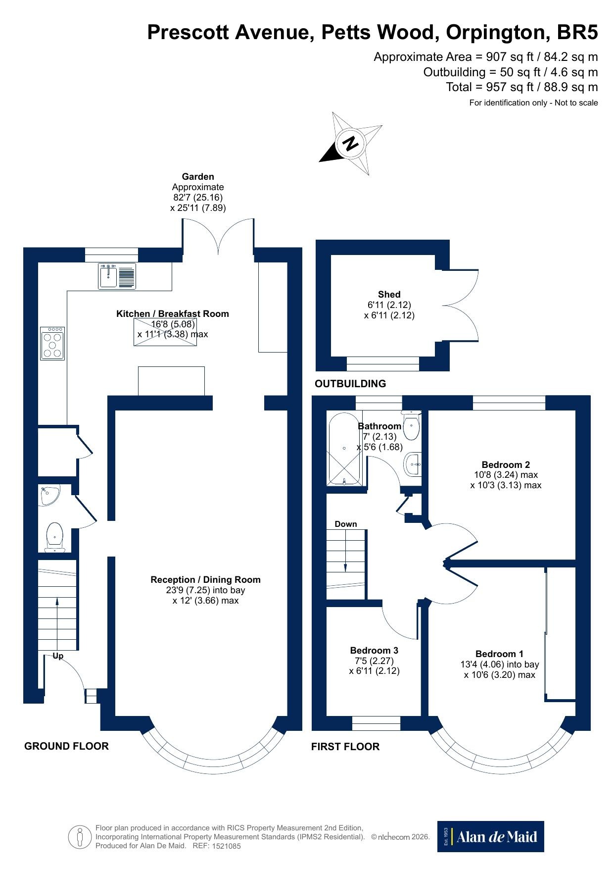 25, Prescott Avenue, Orpington floorplan