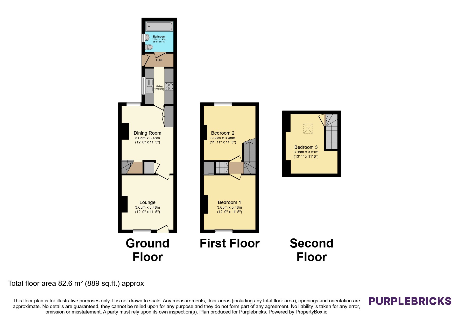 114, Minerva Street, Bulwell, Nottingham floorplan