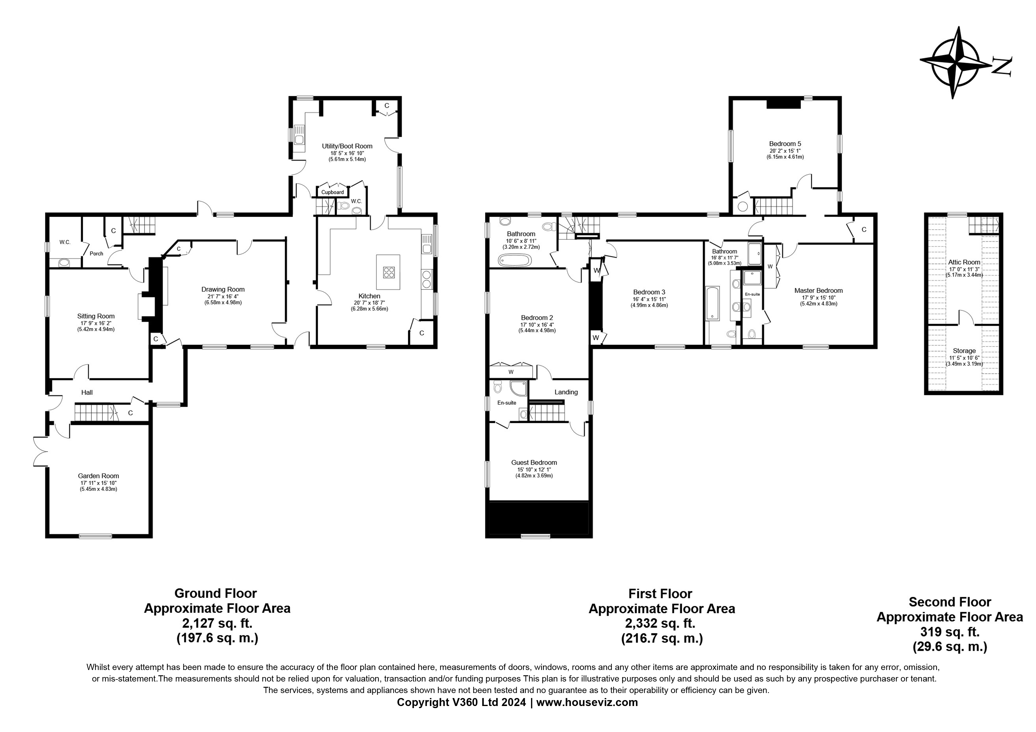 Poslingford Hall, The Street, Sudbury floorplan